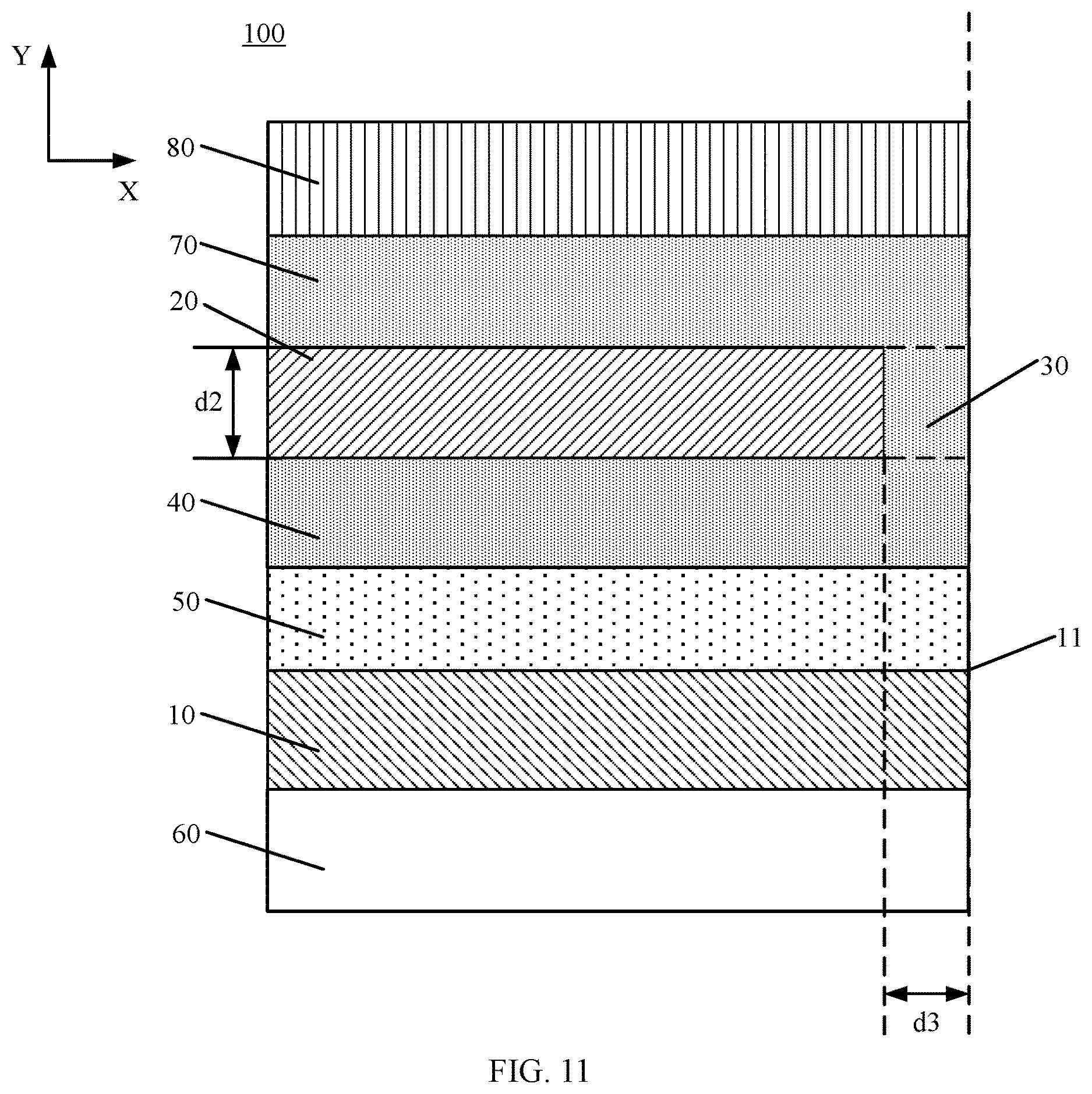 Patent US12611838 Figure 11 – Display module and display device