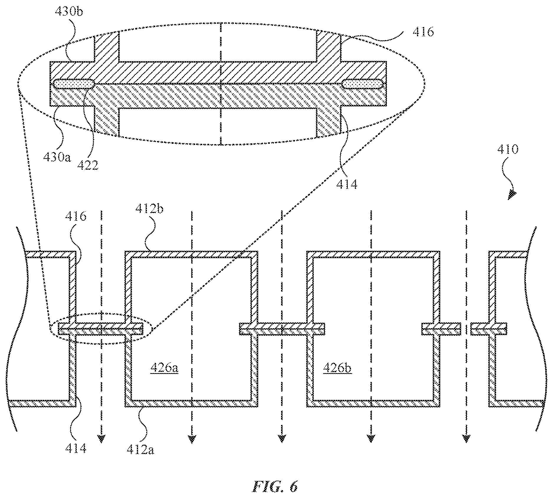 Patent US12611840 Figure 6 – Electronic devices with modified covers