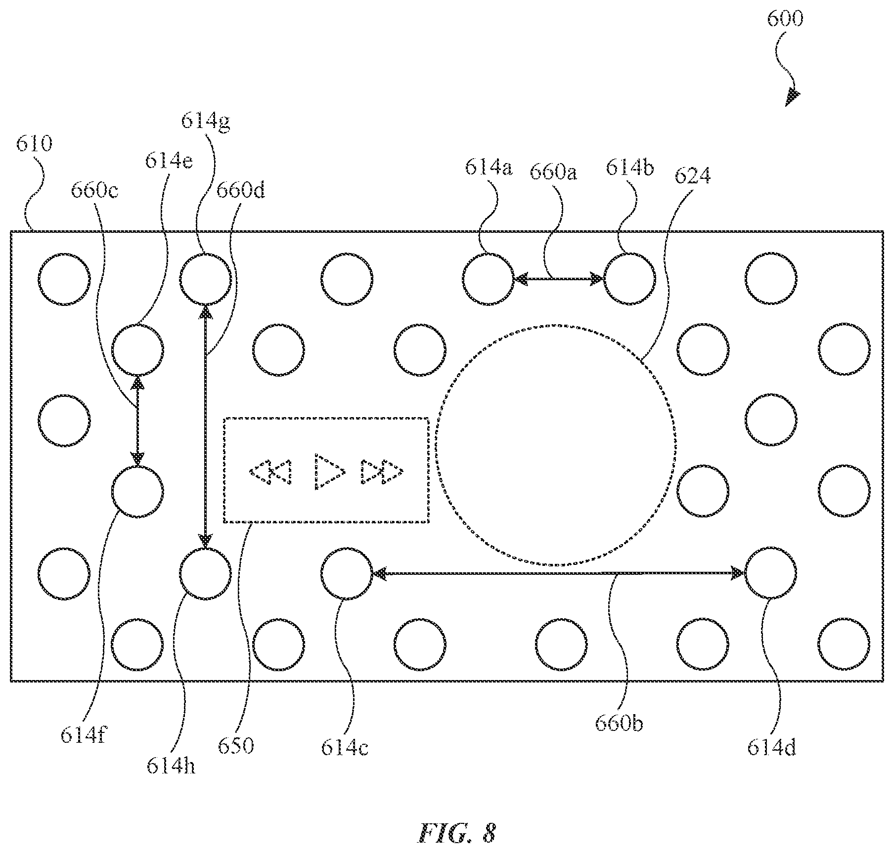 Patent US12611840 Figure 8 – Electronic devices with modified covers