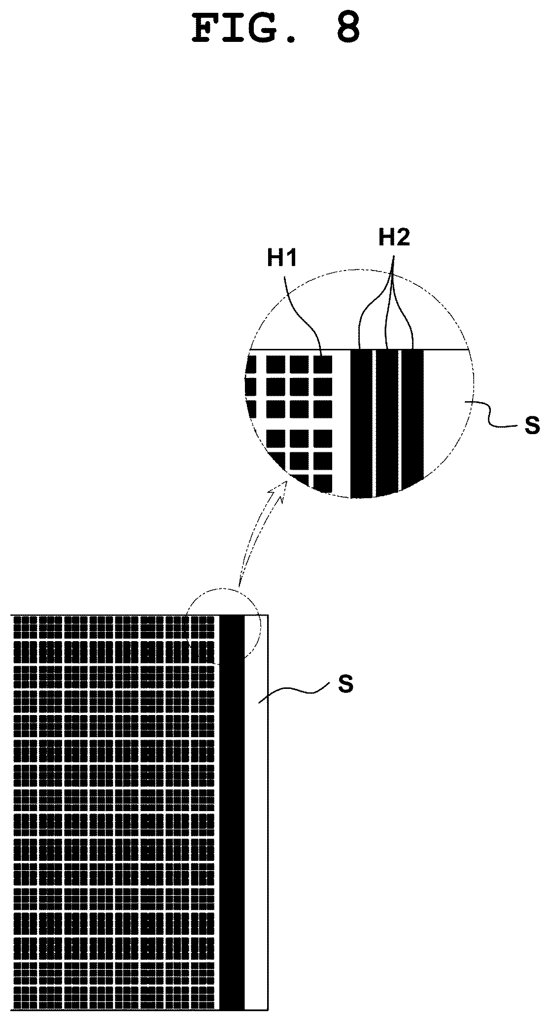 Patent US12611856 Figure 8 – Apparatus for manufacturing LED reflective sheet