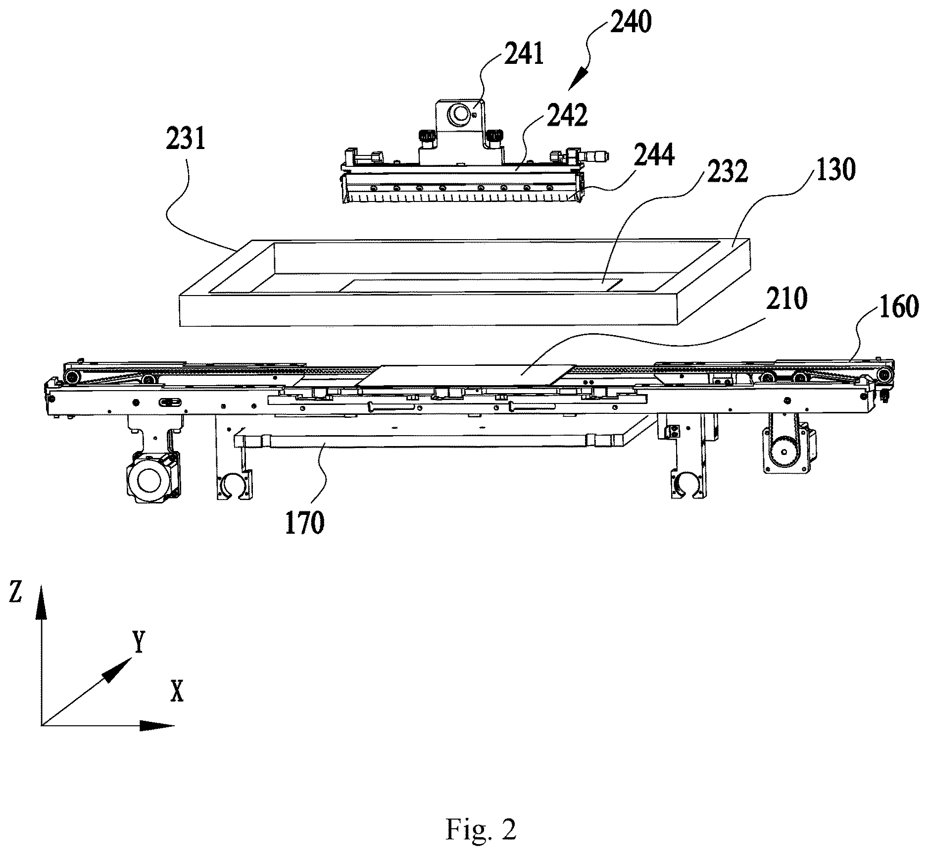 Patent US12611857 Figure 2 – Stencil printing machine and alignment method