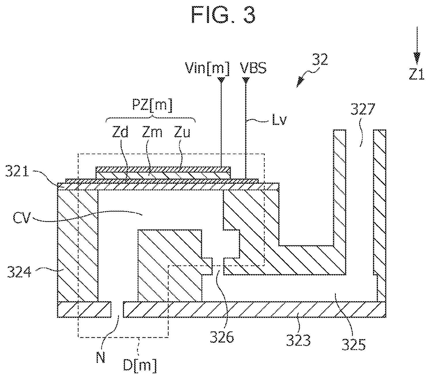 Patent US12611858 Figure 3 – Liquid ejecting apparatus and print head