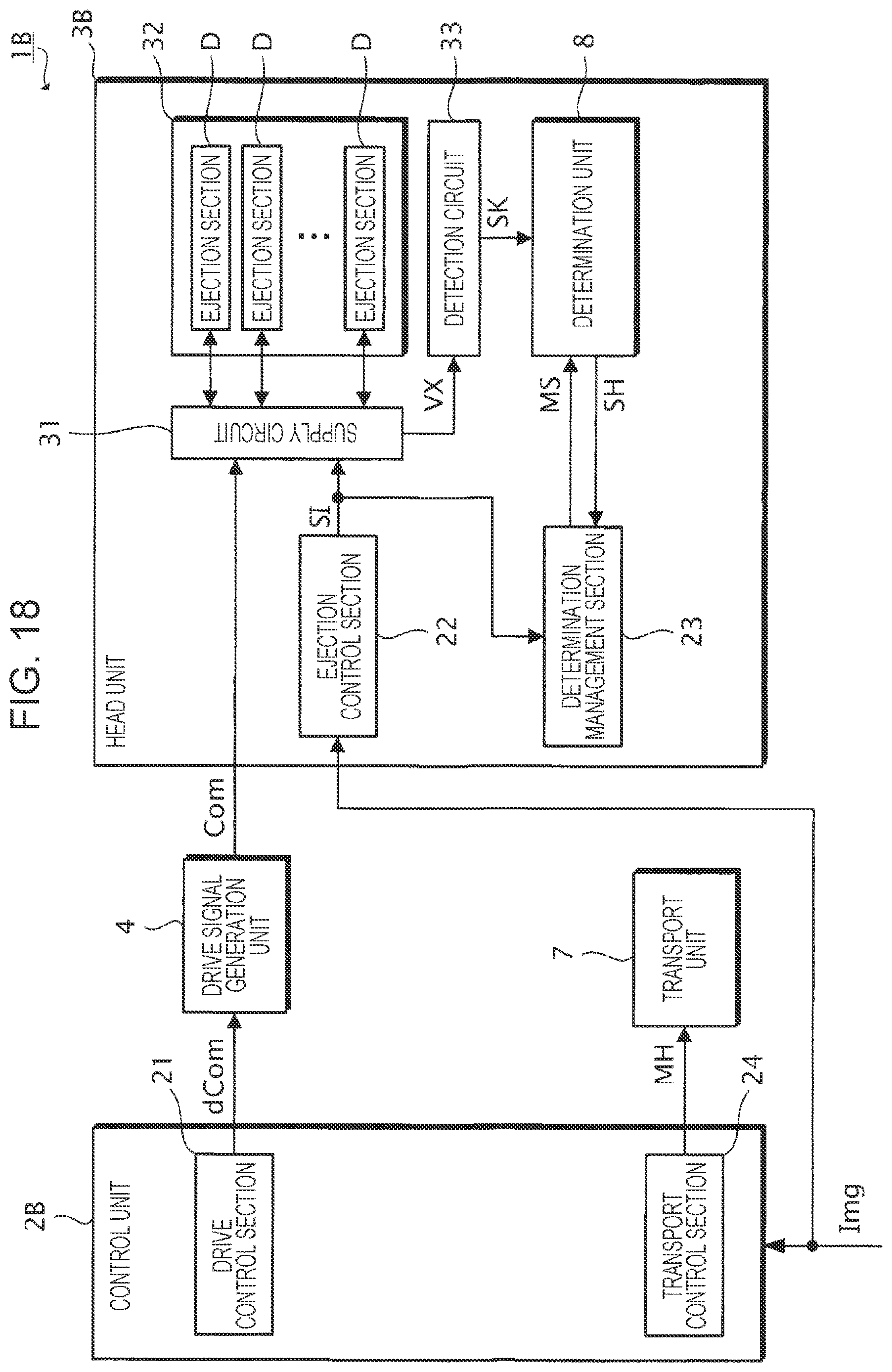 Patent US12611858 Figure 17 – Liquid ejecting apparatus and print head