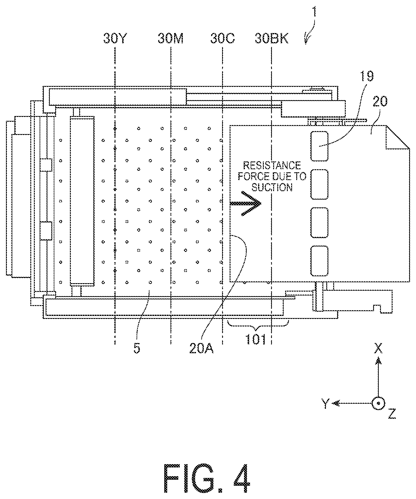 Patent US12611859 Figure 4 – Printing apparatus and printing method