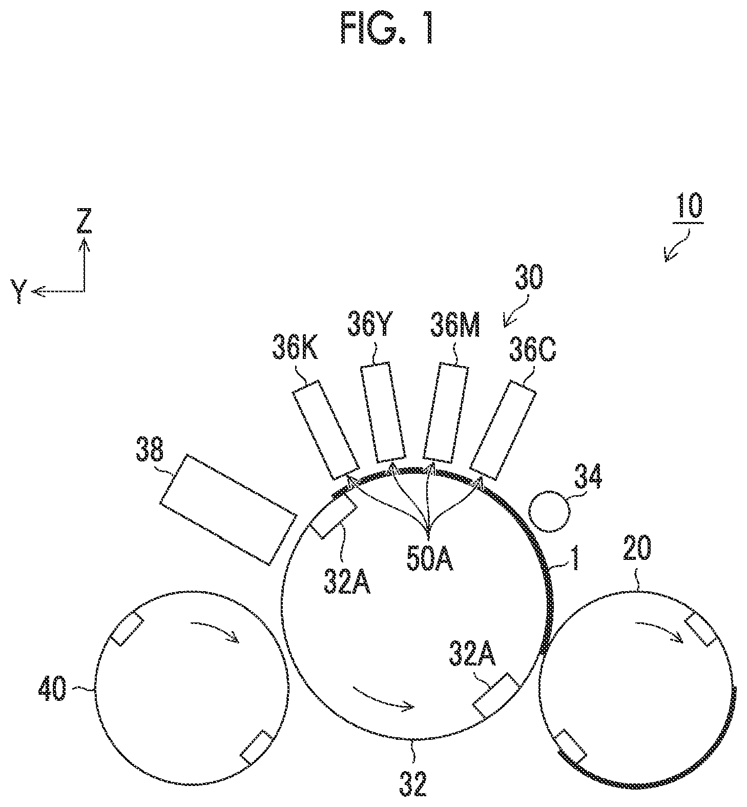 Patent US12611860 Figure 1 – Drive waveform generation device, drive waveform generation method and program, liquid jetting device, and printing apparatus