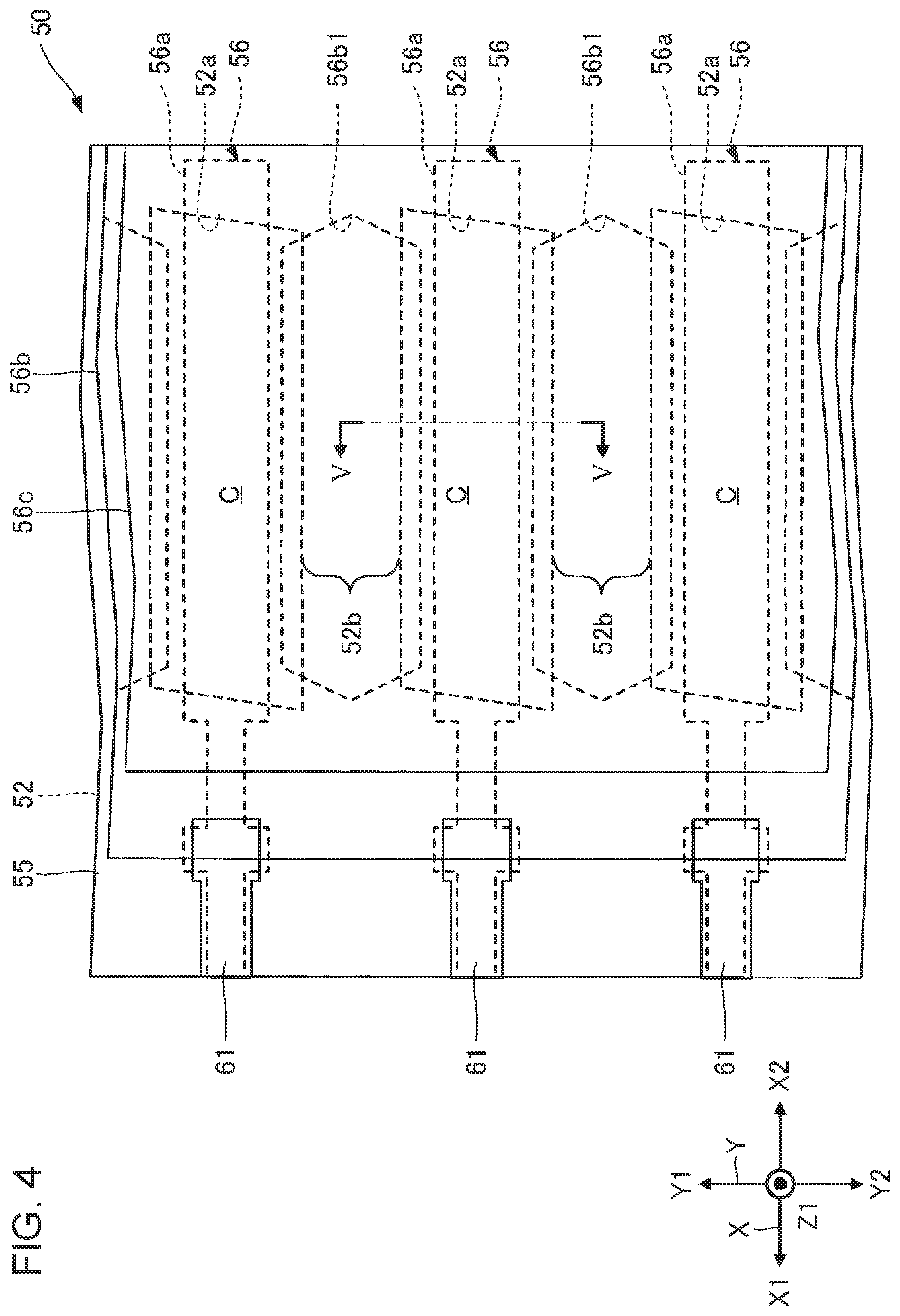 Patent US12611861 Figure 4 – Liquid ejecting head and liquid ejecting apparatus