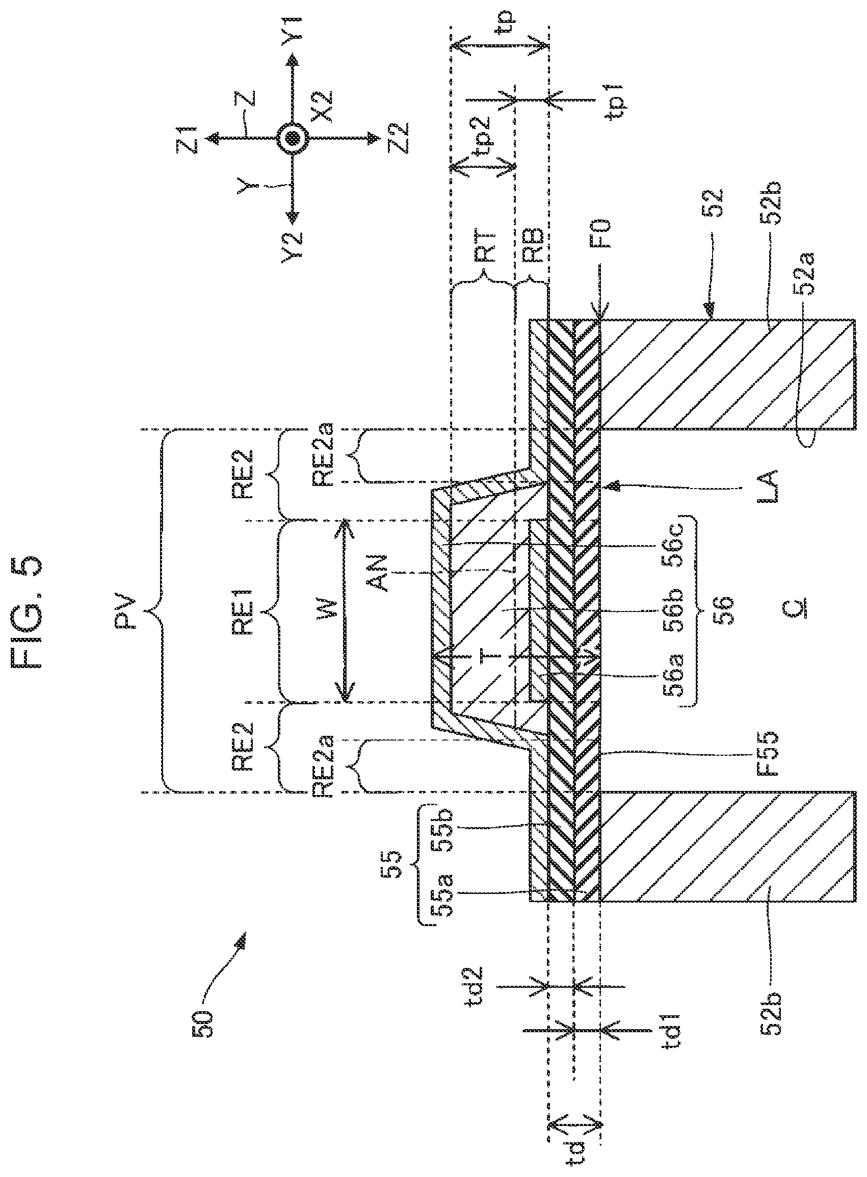 Patent US12611861 Figure 5 – Liquid ejecting head and liquid ejecting apparatus
