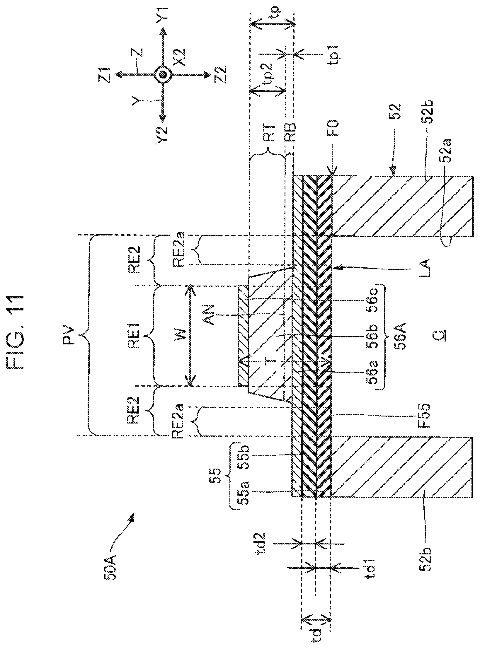 Patent US12611861 Figure 11 – Liquid ejecting head and liquid ejecting apparatus