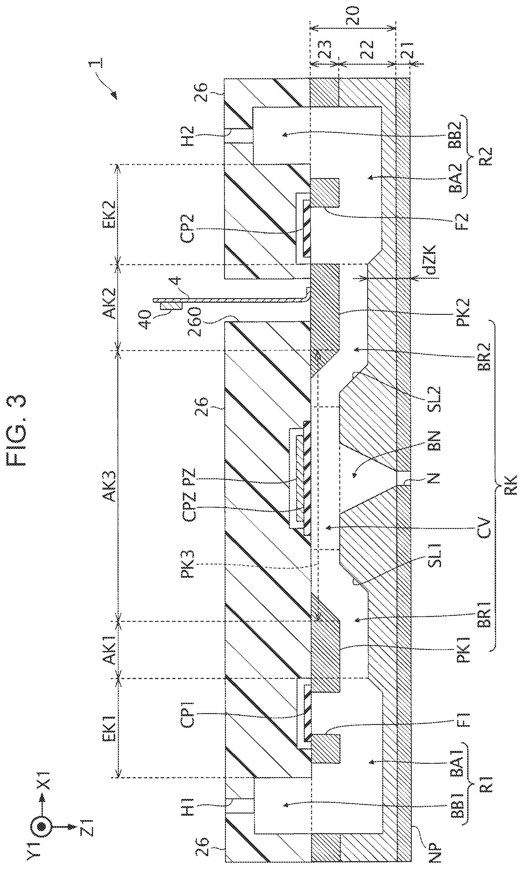 Patent US12611862 Figure 3 – Liquid ejecting head and liquid ejecting apparatus