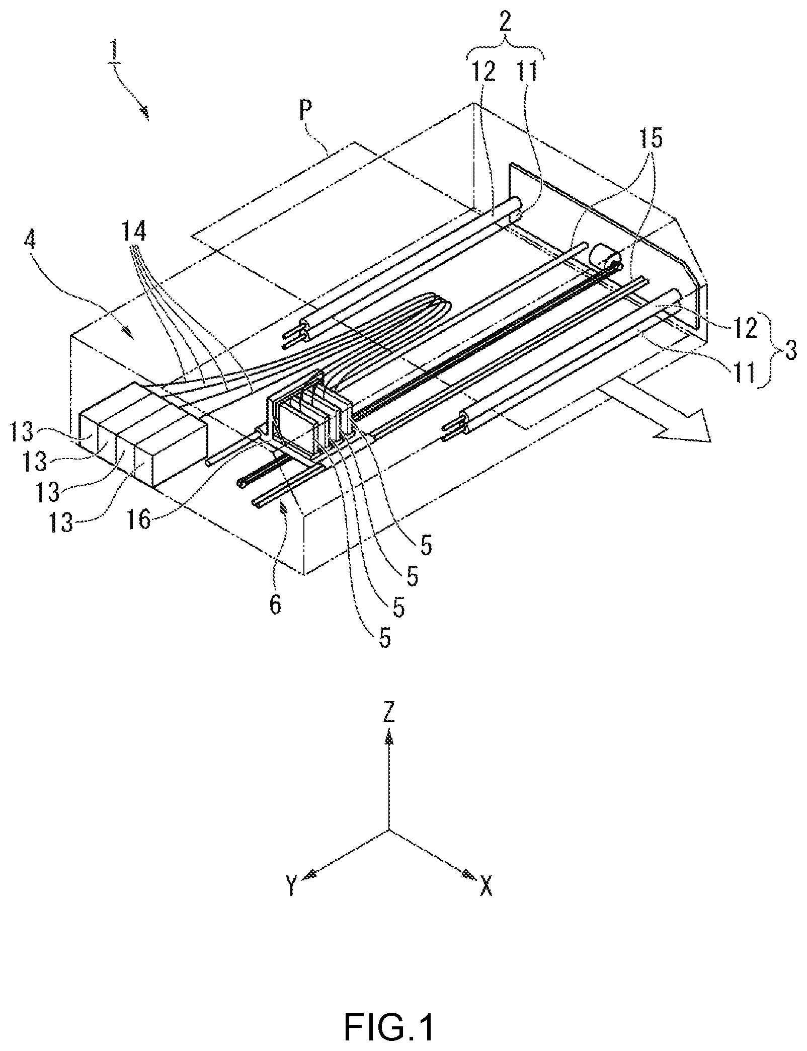 Patent US12611863 Figure 1 – Liquid ejection head chip, liquid jet head, and liquid jet recording device for ejecting liquid