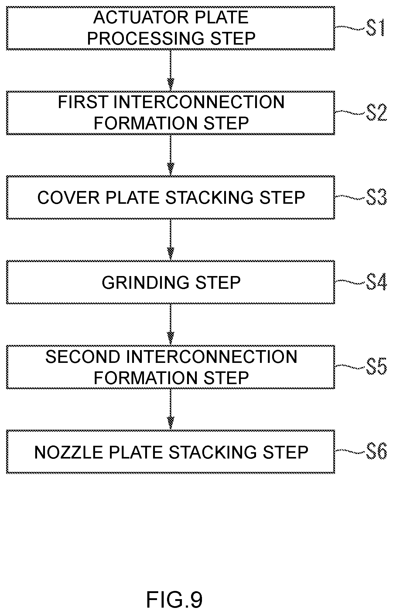 Patent US12611863 Figure 9 – Liquid ejection head chip, liquid jet head, and liquid jet recording device for ejecting liquid