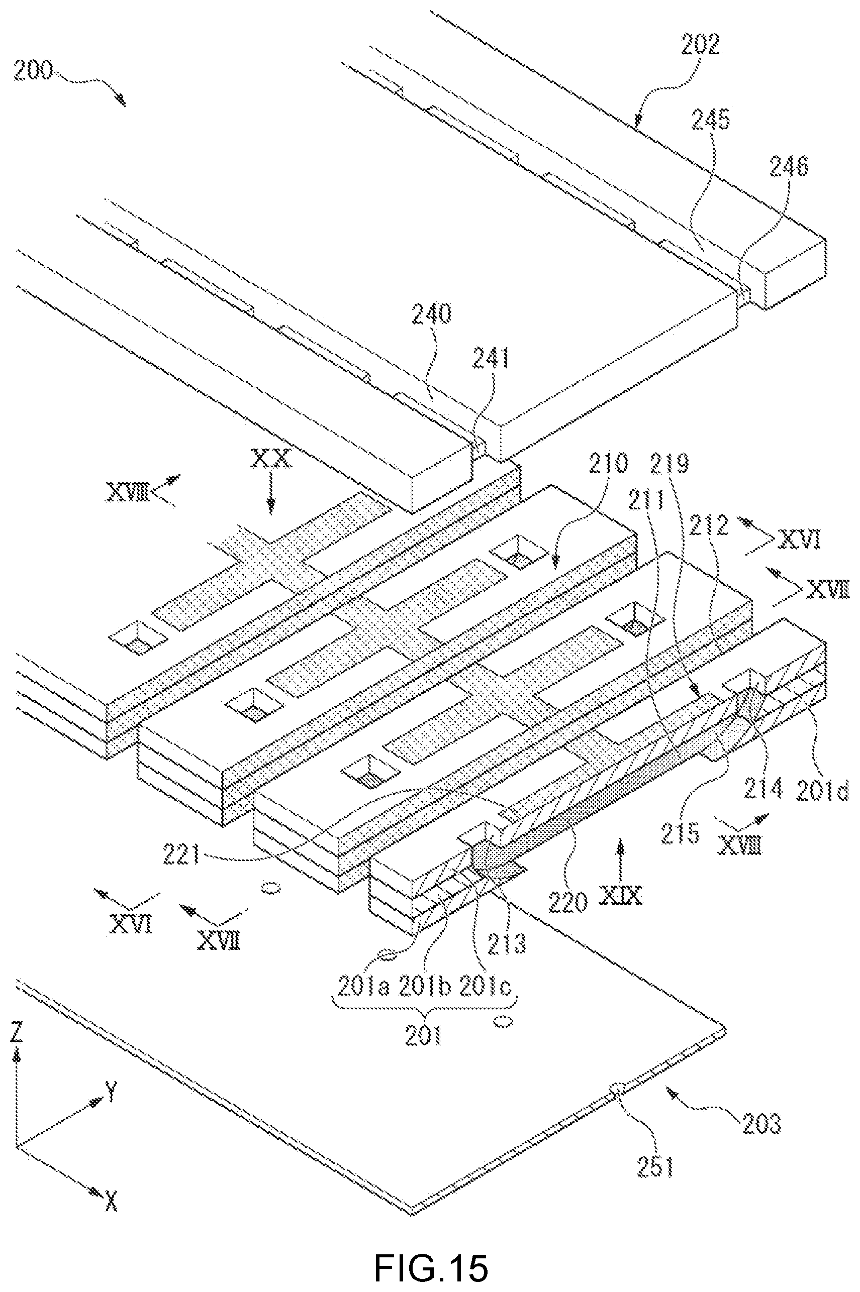Patent US12611863 Figure 13 – Liquid ejection head chip, liquid jet head, and liquid jet recording device for ejecting liquid