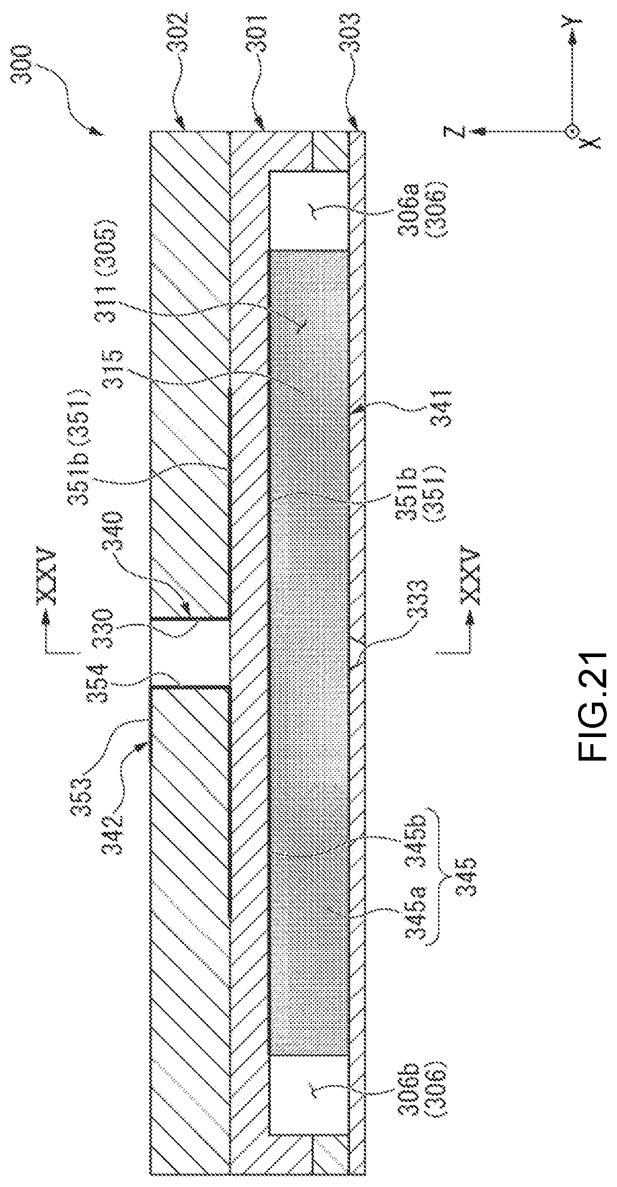 Patent US12611863 Figure 19 – Liquid ejection head chip, liquid jet head, and liquid jet recording device for ejecting liquid