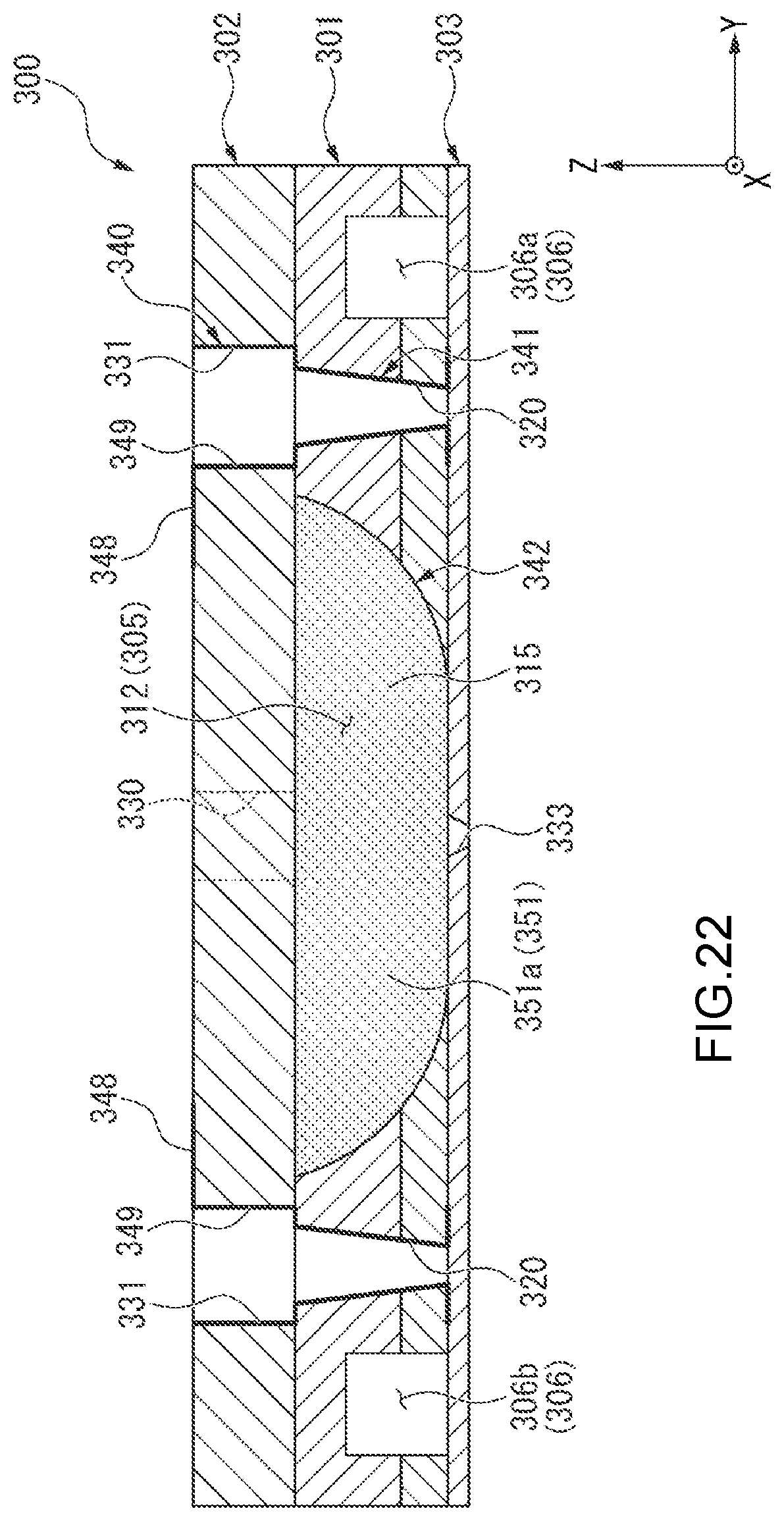 Patent US12611863 Figure 20 – Liquid ejection head chip, liquid jet head, and liquid jet recording device for ejecting liquid