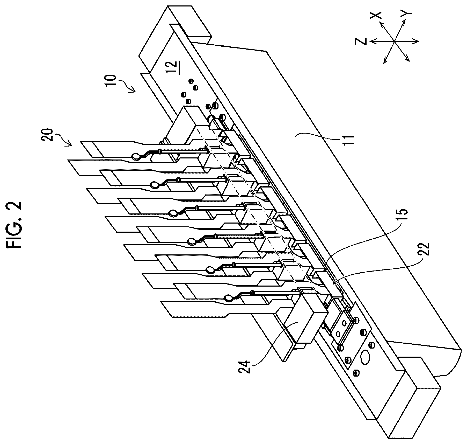 Patent US12611865 Figure 2 – Cap device, capping method, and liquid jet system