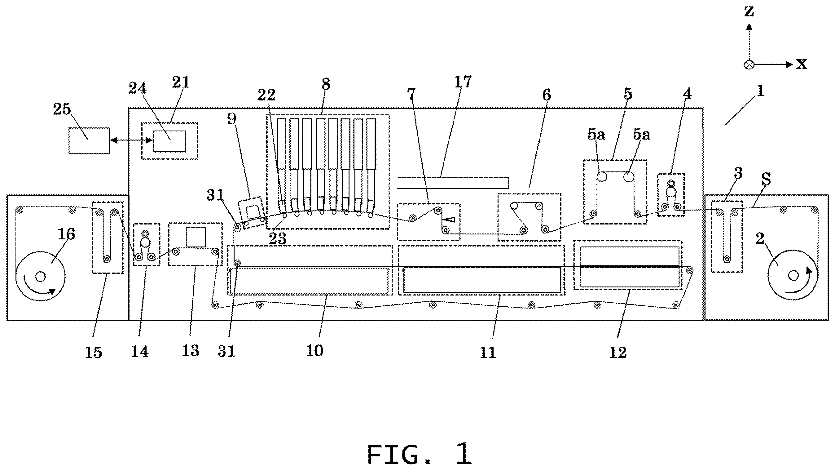 Patent US12611867 Figure 1 – Cleaning apparatus for a recording head includes a liquid application head to apply a liquid to a nozzle formation surface of the recording head