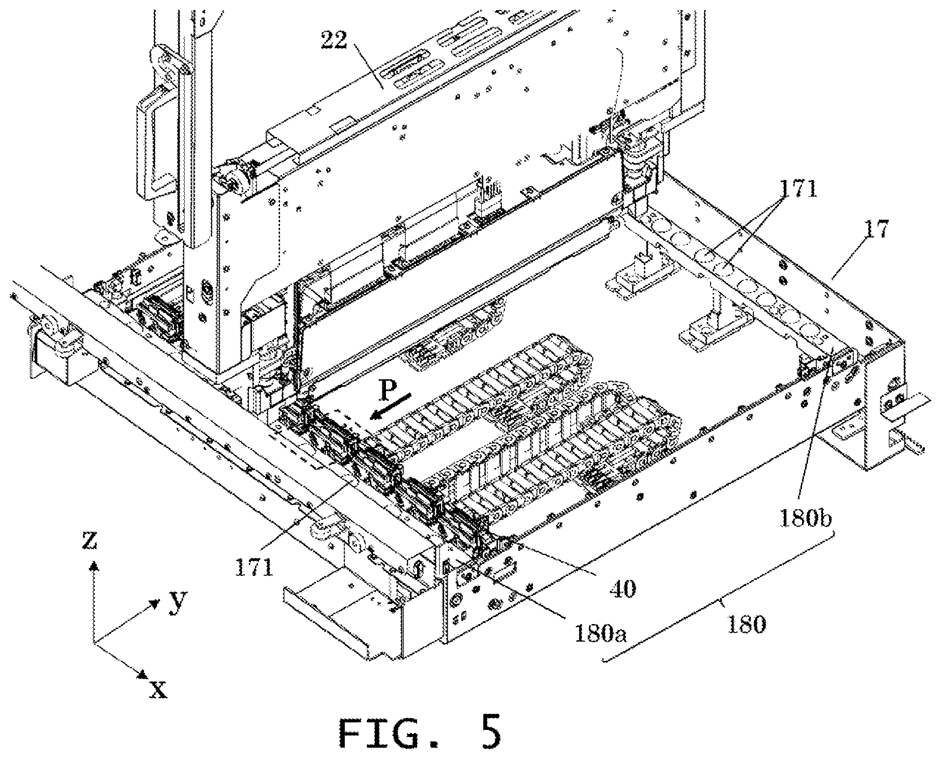 Patent US12611867 Figure 5 – Cleaning apparatus for a recording head includes a liquid application head to apply a liquid to a nozzle formation surface of the recording head