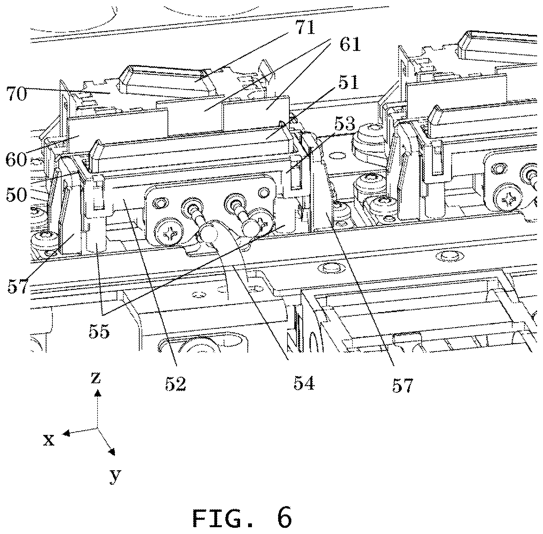 Patent US12611867 Figure 6 – Cleaning apparatus for a recording head includes a liquid application head to apply a liquid to a nozzle formation surface of the recording head