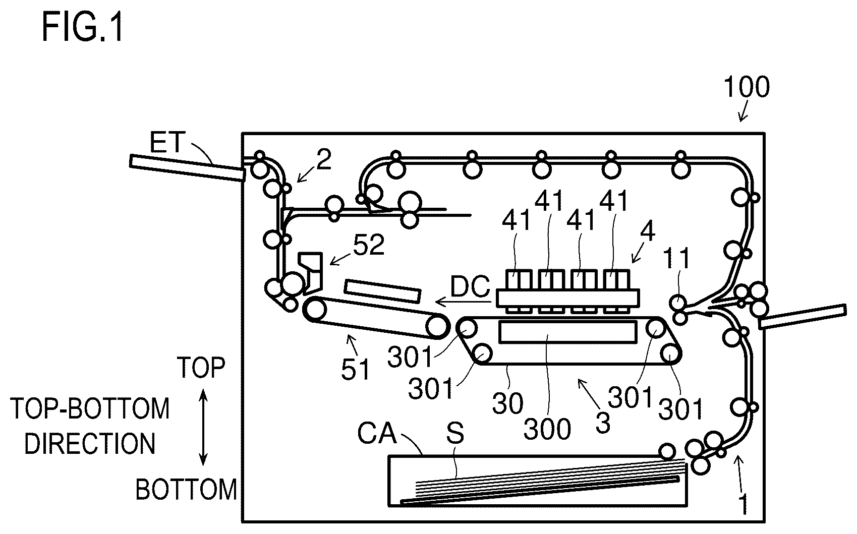 Patent US12611869 — Inkjet recording apparatus — Figure 1