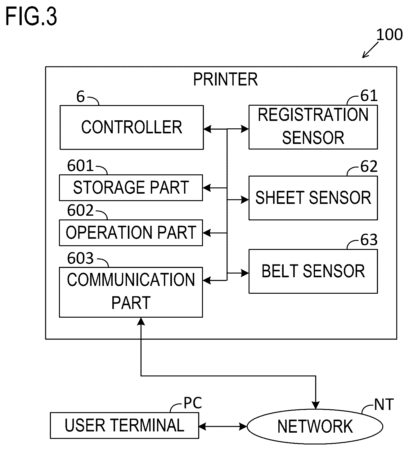 Patent US12611869 Figure 3 – Inkjet recording apparatus