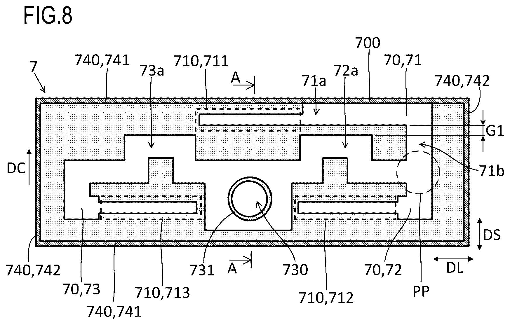 Patent US12611869 Figure 8 – Inkjet recording apparatus