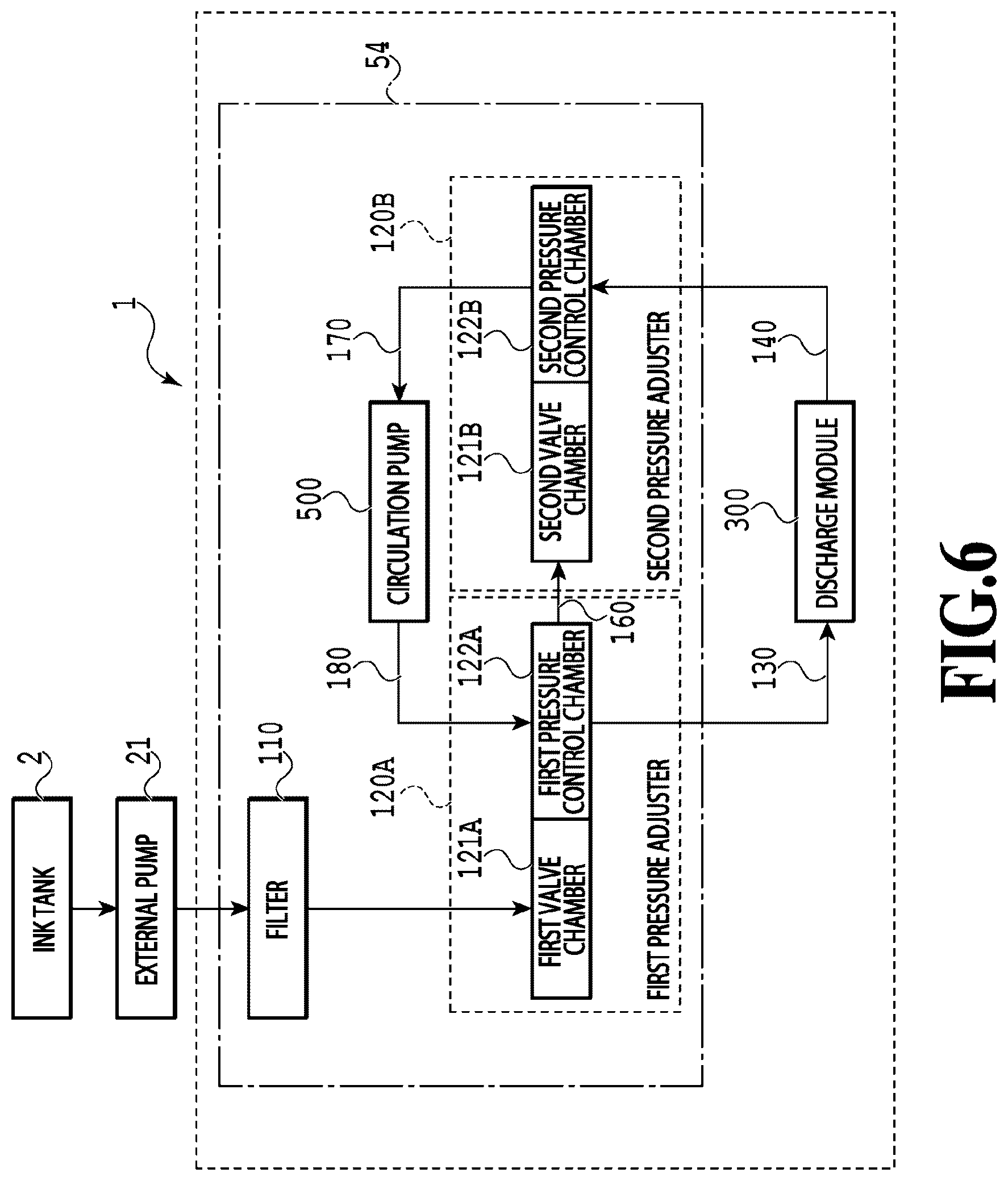 Patent US12611871 Figure 6 – Circulation unit, liquid discharge head, and liquid discharge apparatus