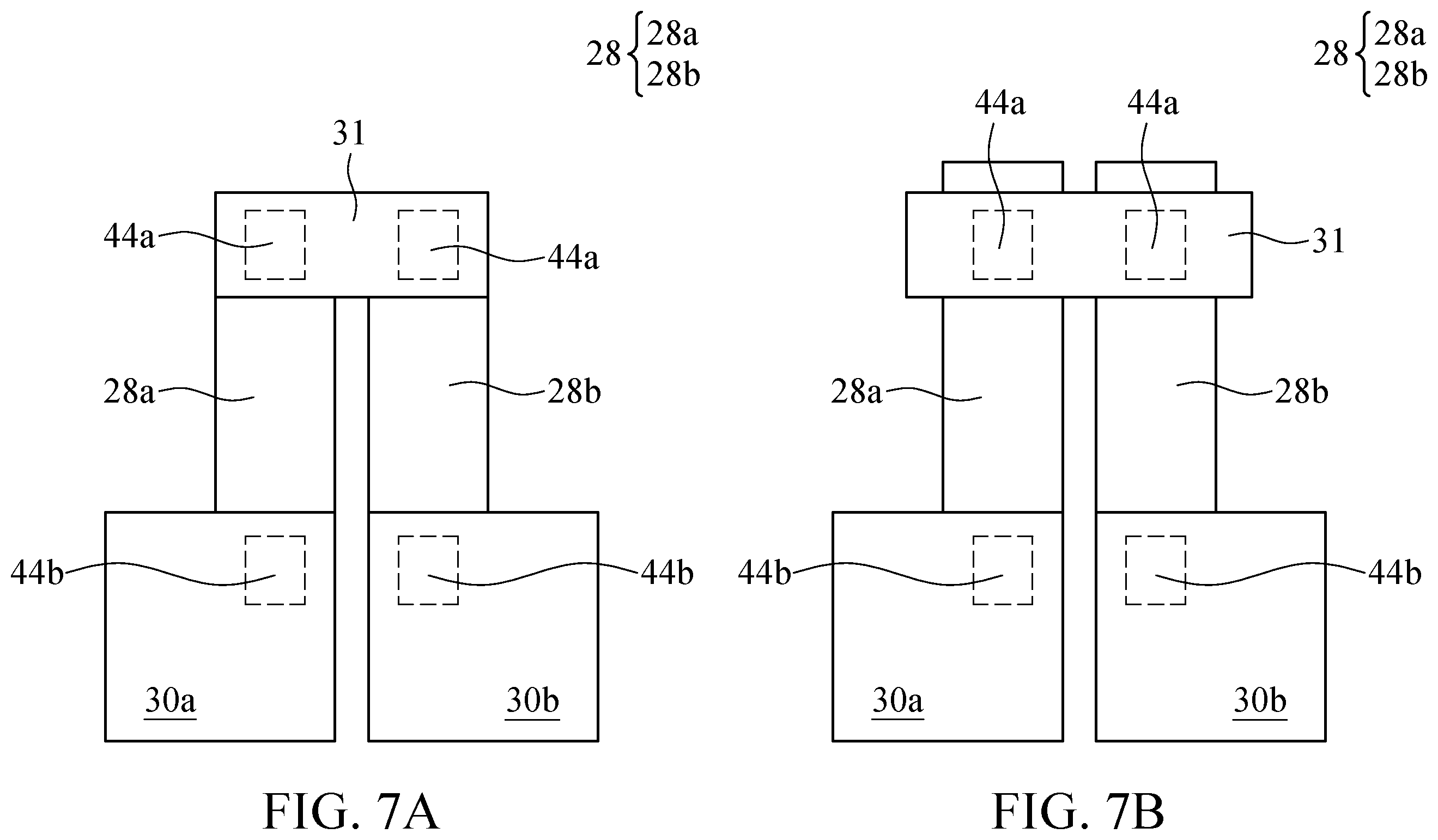 Patent US12611875 Figure 7 – Heating device driven by a thin-film transistor
