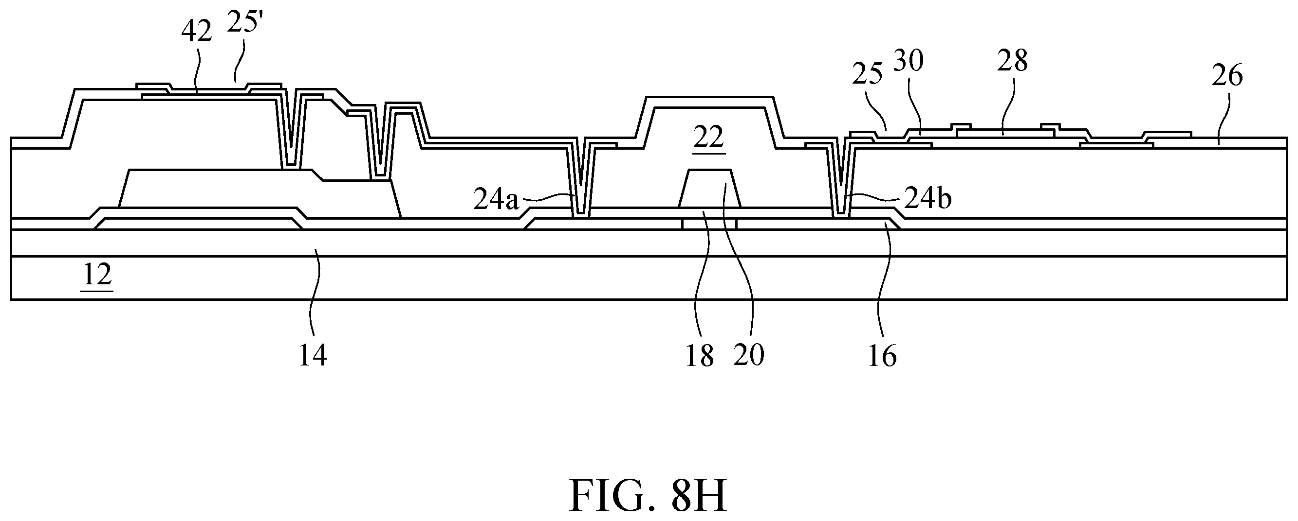 Patent US12611875 Figure 15 – Heating device driven by a thin-film transistor