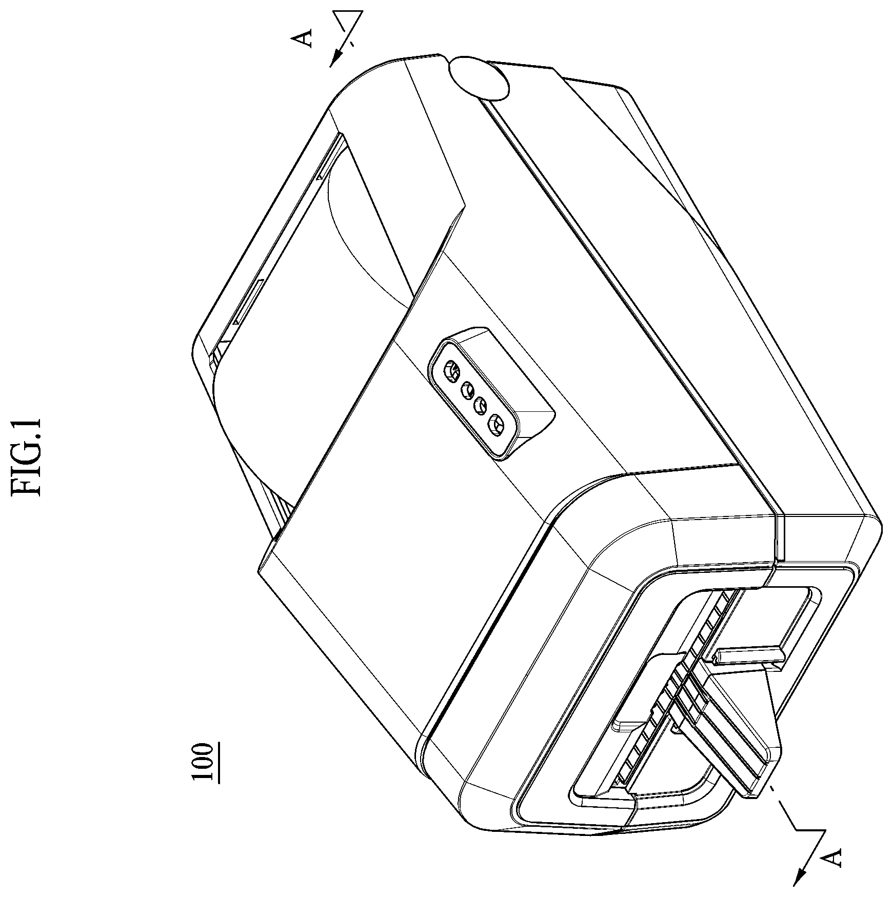 Patent US12611876 Figure 1 – Printing device