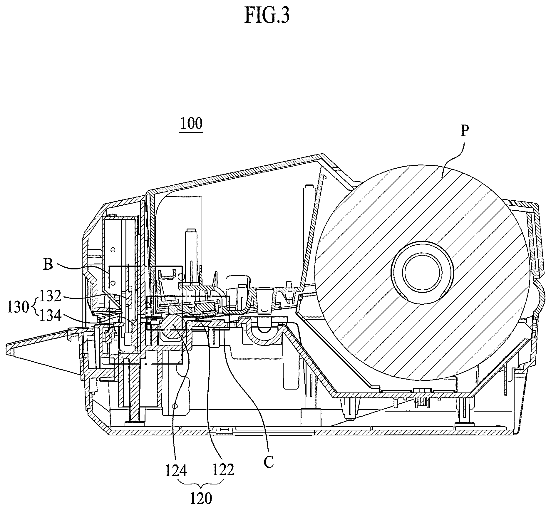Patent US12611876 Figure 3 – Printing device