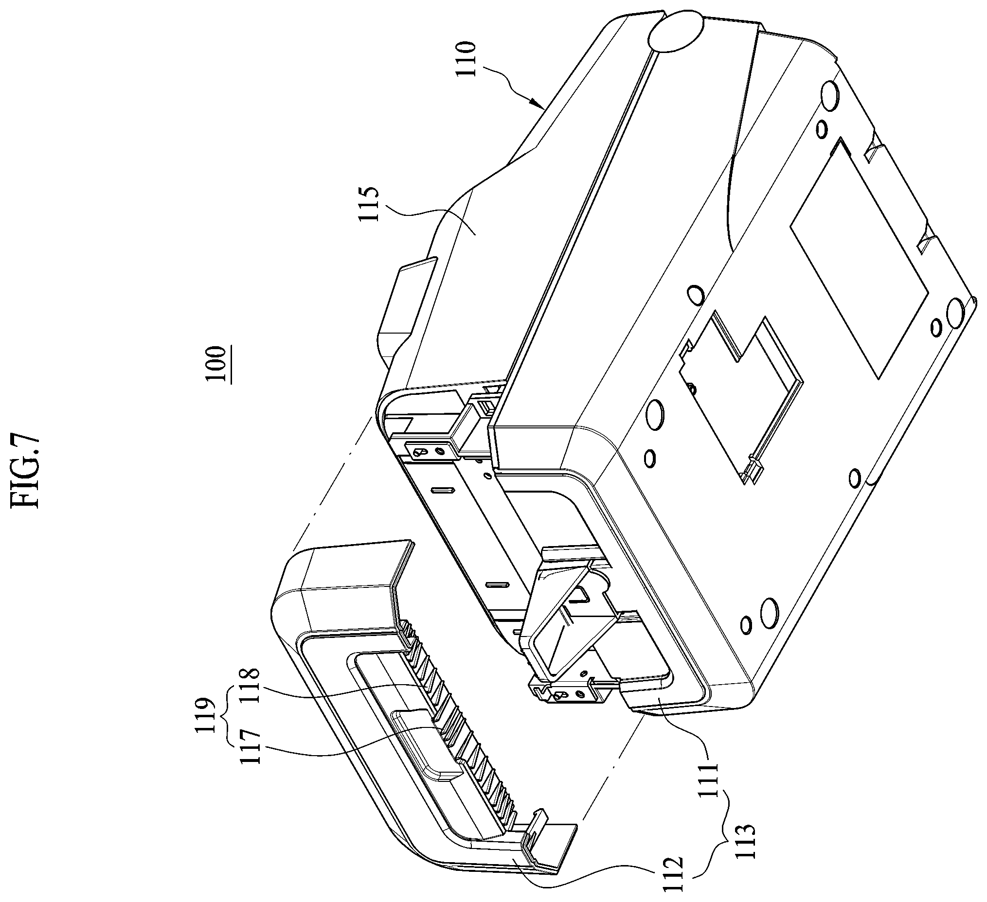 Patent US12611876 Figure 7 – Printing device