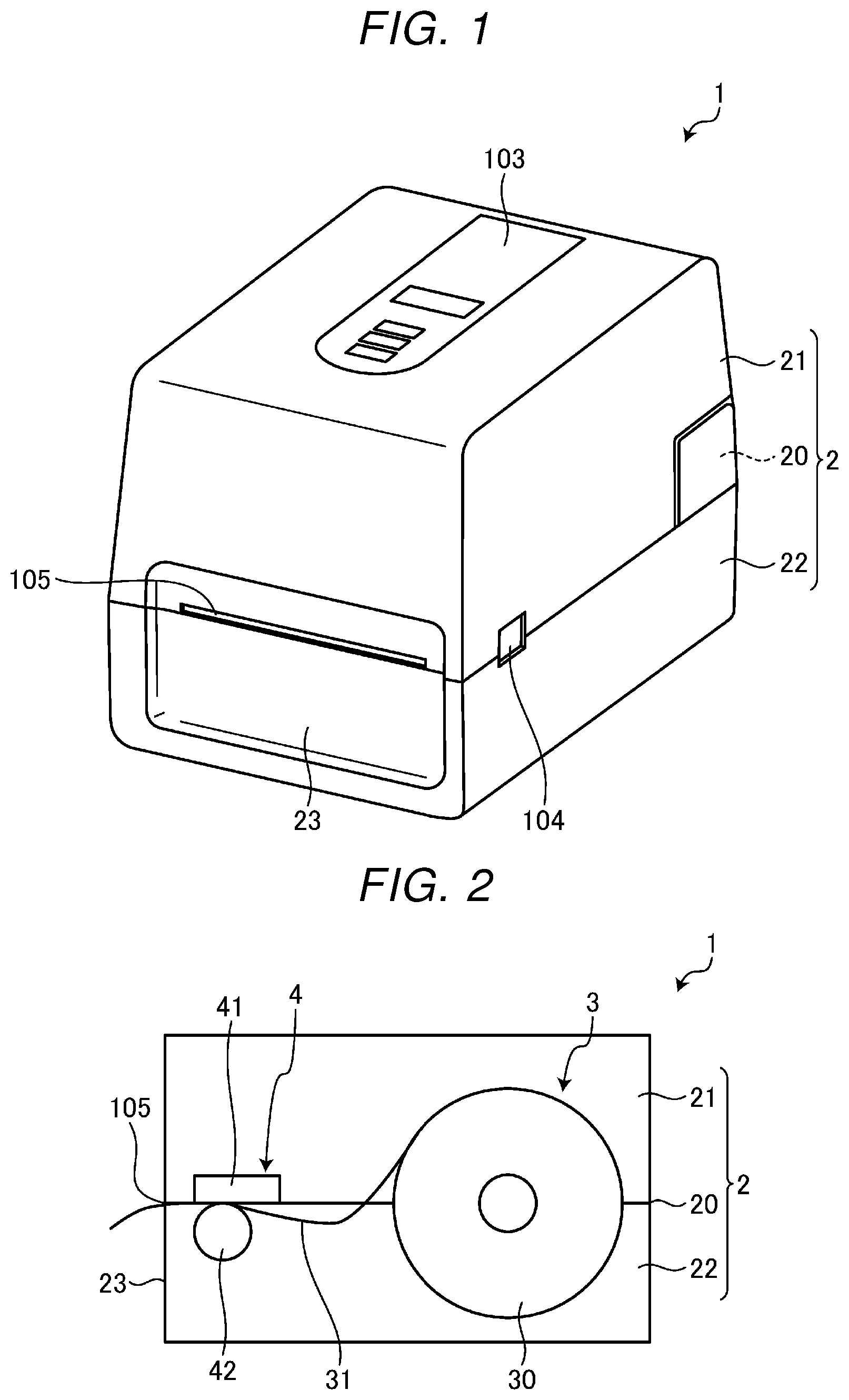 Patent US12611877 Figure 1 – Printer