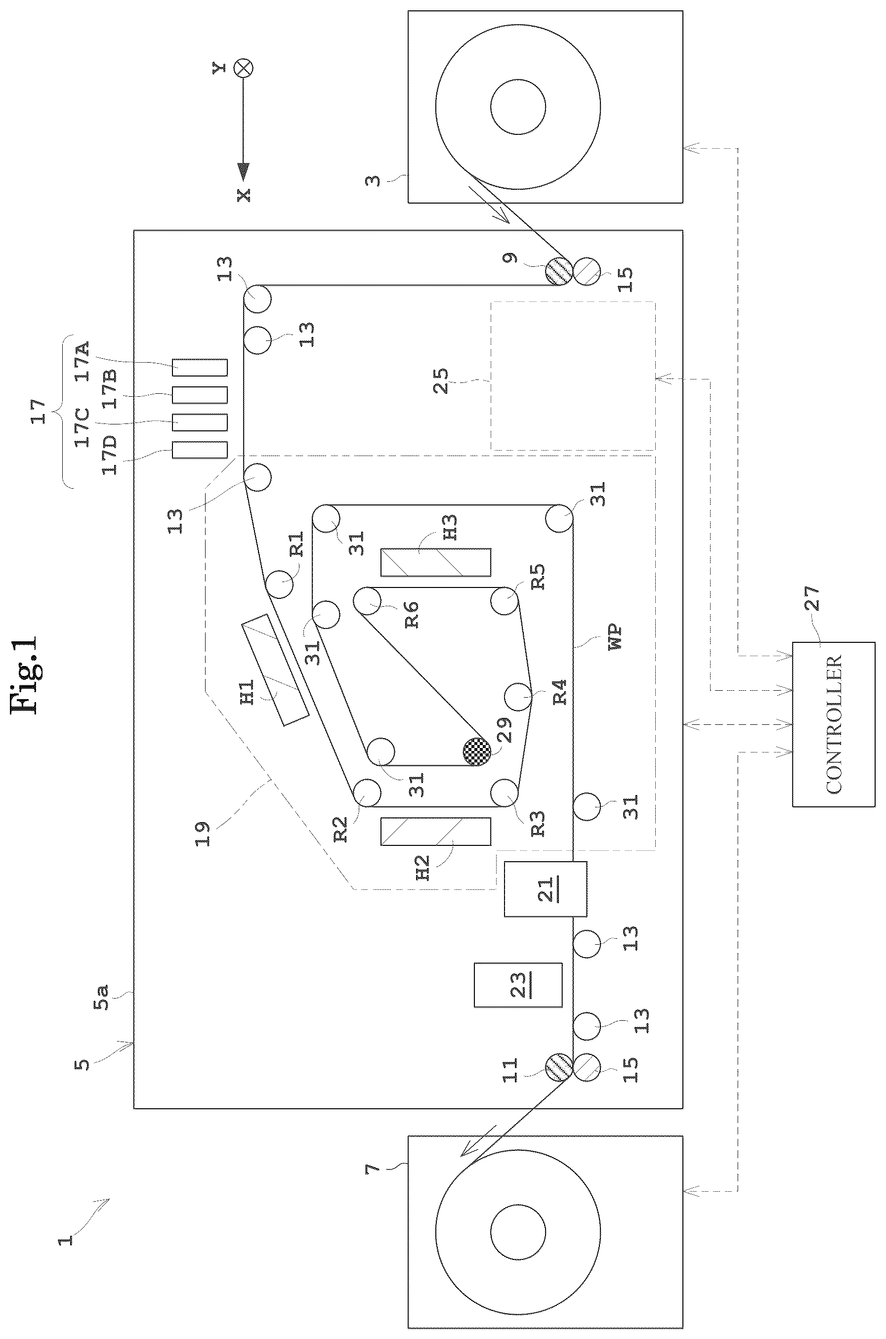 Patent US12611878 Figure 1 – Printing system