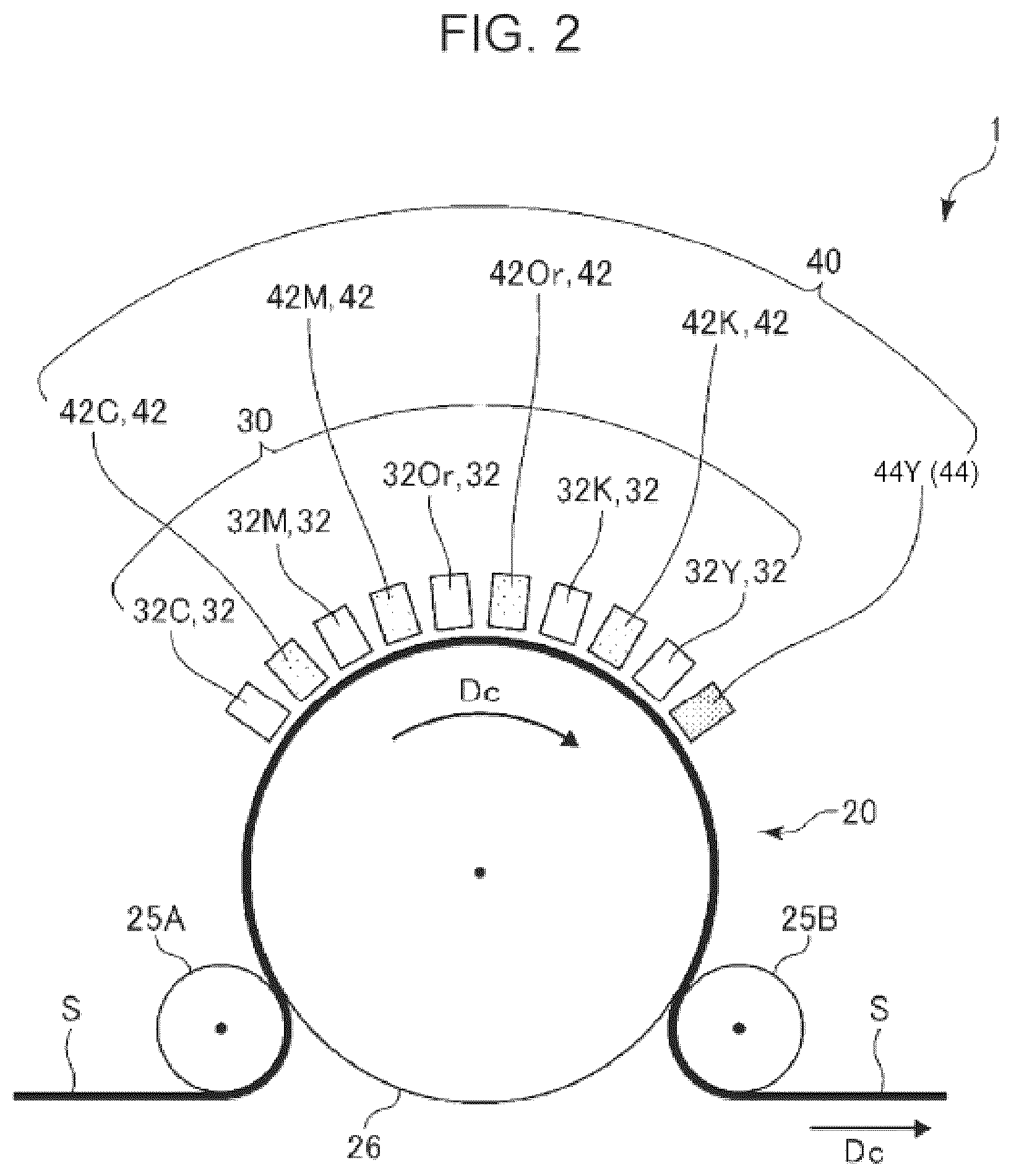 Patent US12611883 Figure 2 – Ink jet recording method