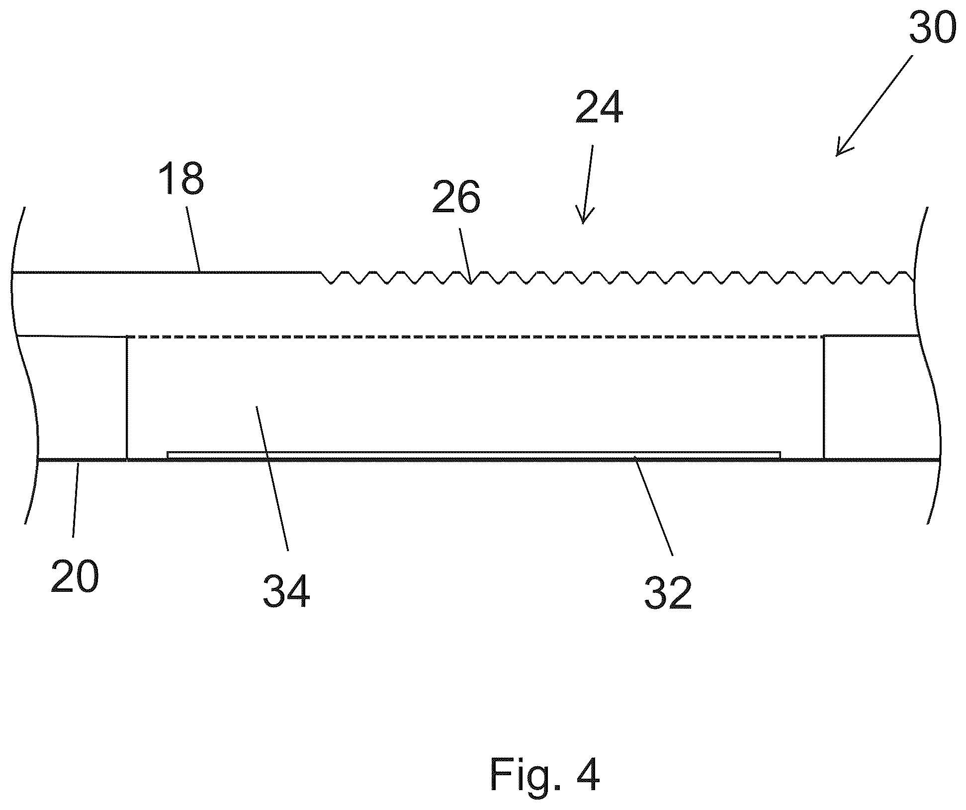 Patent US12611886 Figure 4 – Personalized plastic identification document with lens structure