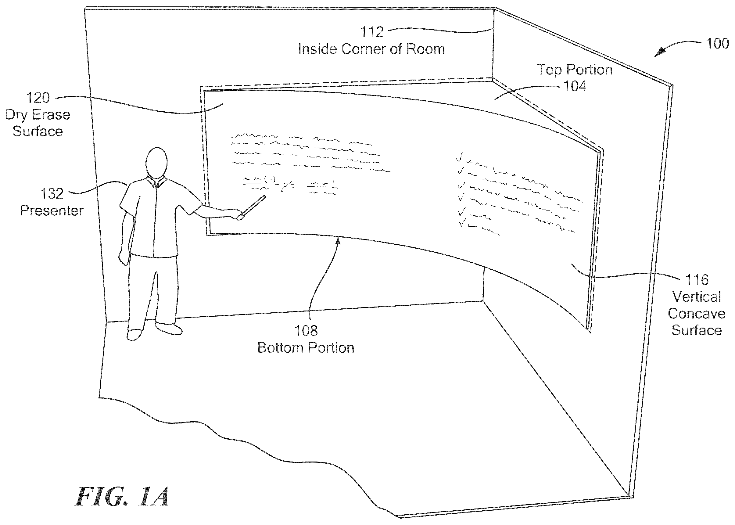 Patent US12611887 Figure 1 – Panoptic display surface