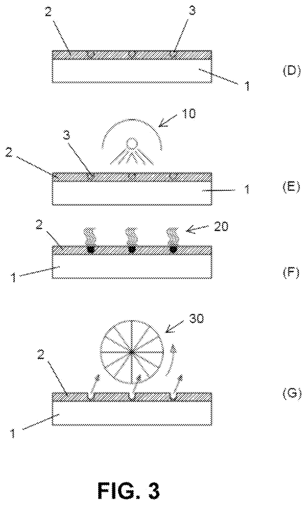 Patent US12611888 Figure 3 – Method and system for producing a relief on a substrate