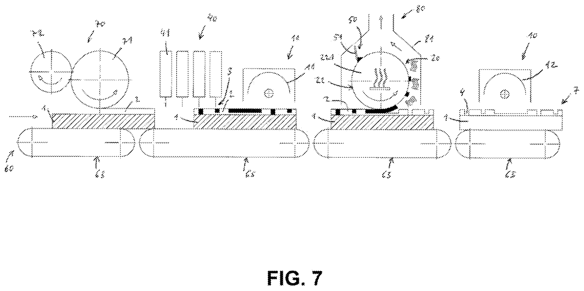 Patent US12611888 Figure 7 – Method and system for producing a relief on a substrate