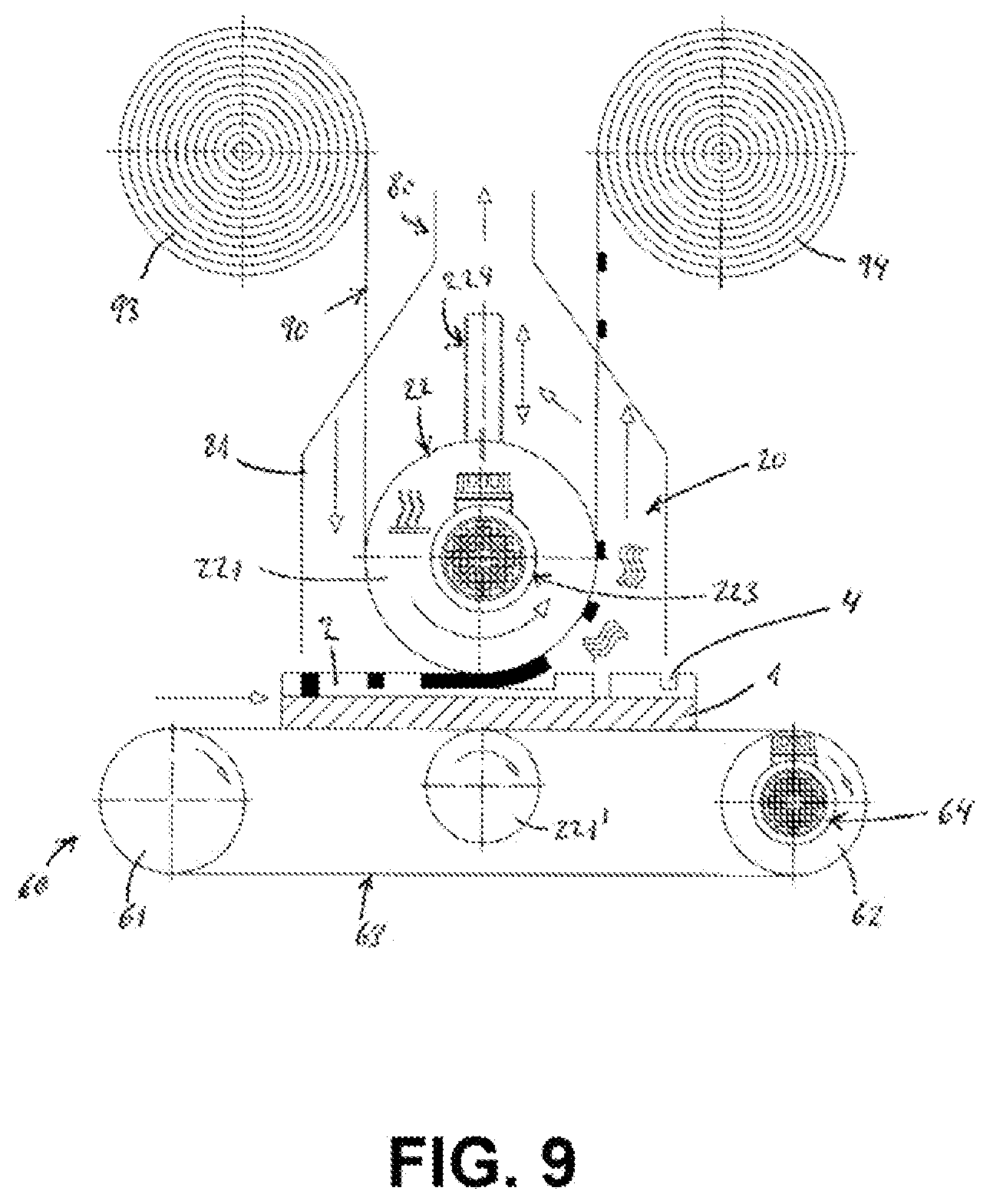 Patent US12611888 Figure 9 – Method and system for producing a relief on a substrate