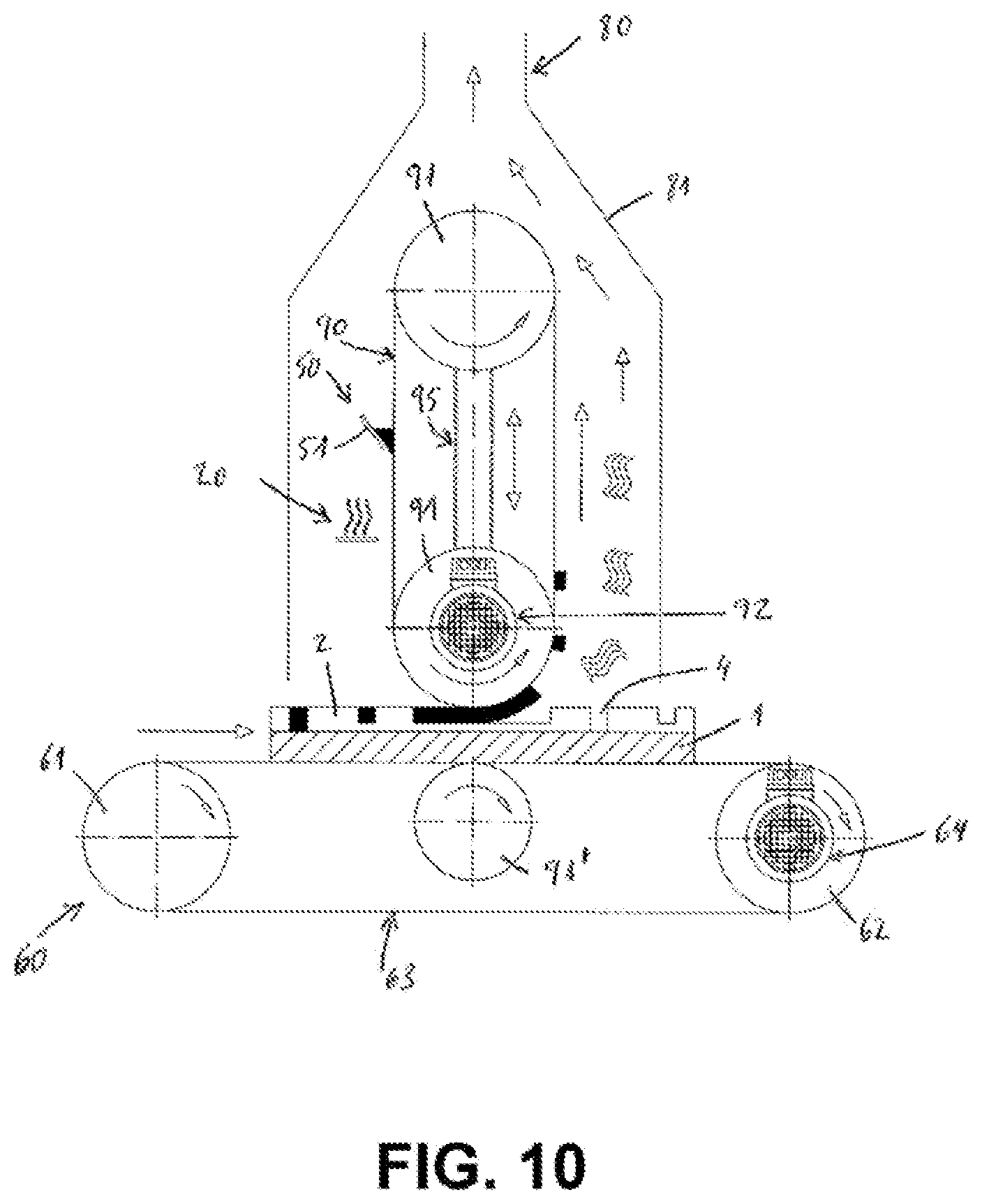 Patent US12611888 Figure 10 – Method and system for producing a relief on a substrate