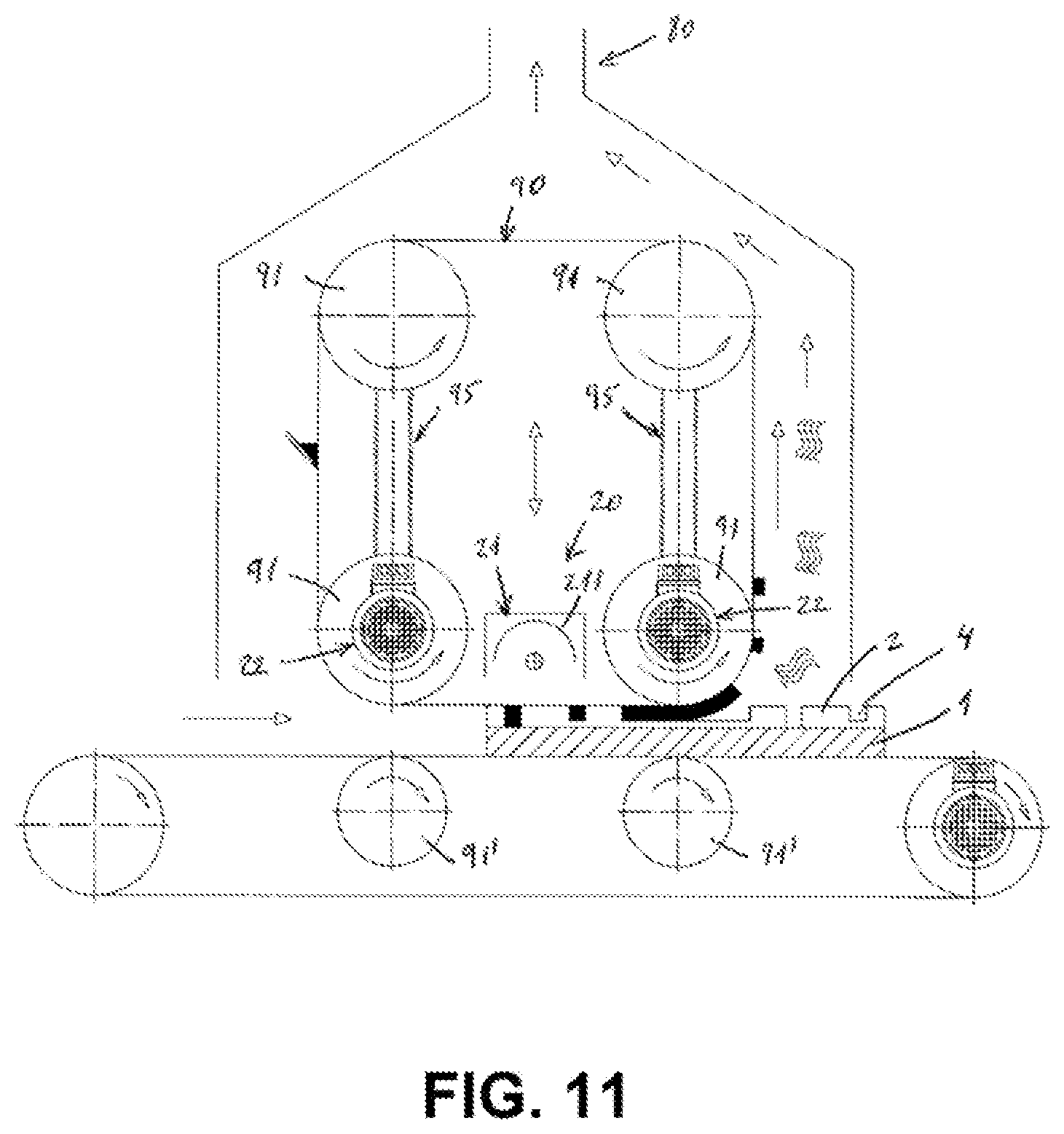 Patent US12611888 Figure 11 – Method and system for producing a relief on a substrate