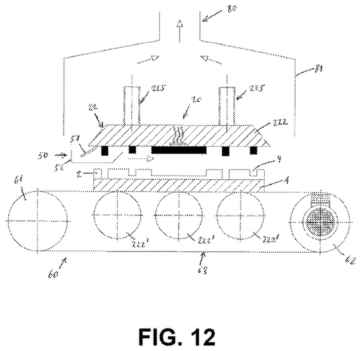 Patent US12611888 Figure 12 – Method and system for producing a relief on a substrate