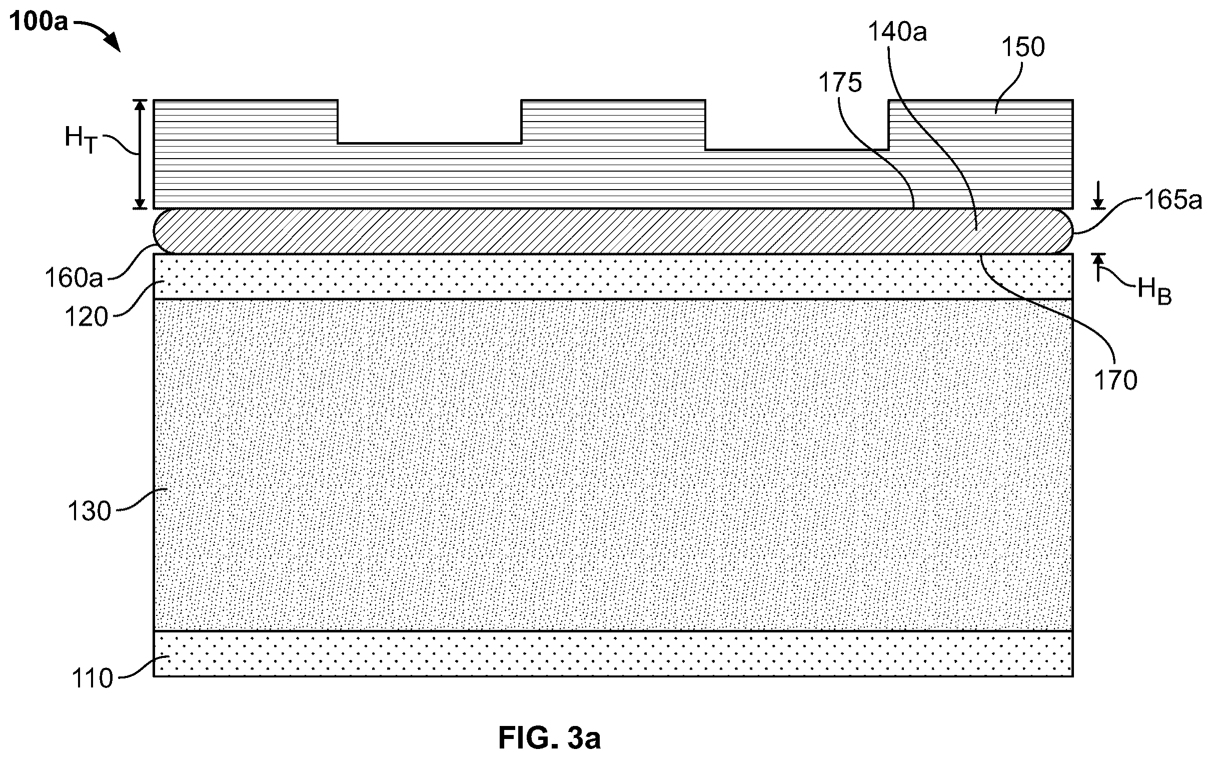 Patent US12611893 Figure 2 – Tire tread with a band layer