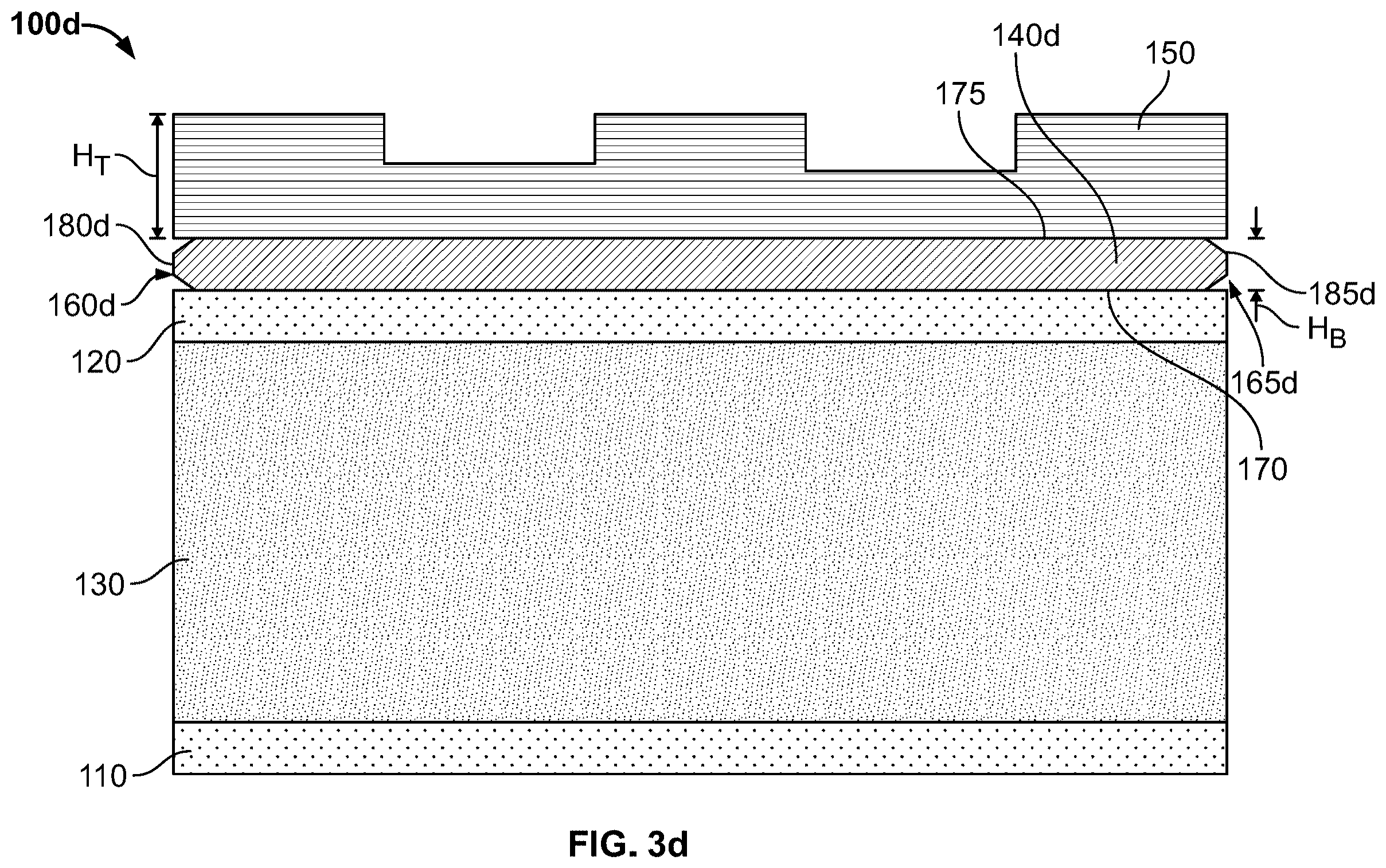 Patent US12611893 Figure 5 – Tire tread with a band layer