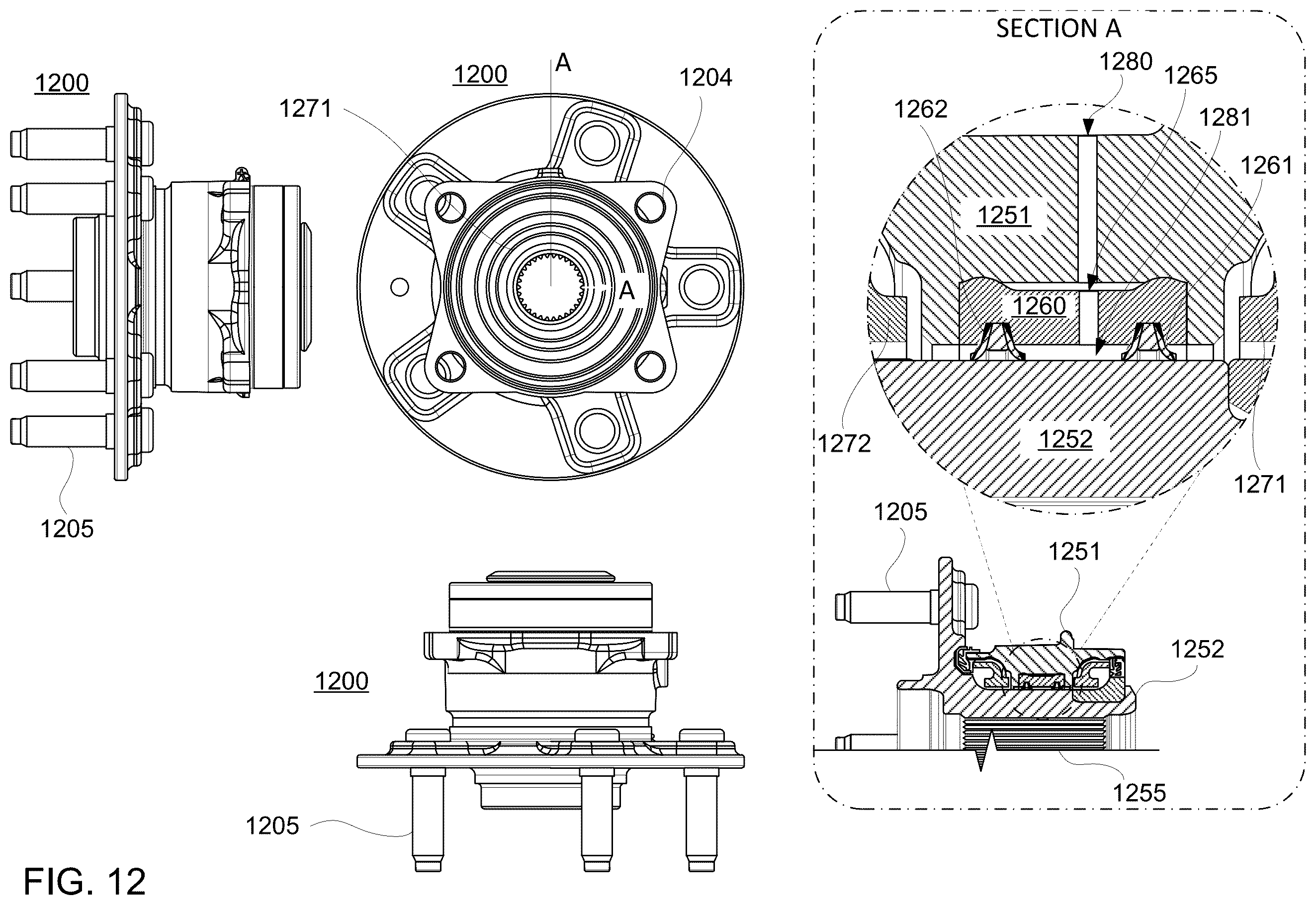 Patent US12611894 Figure 10 – Automatic tire inflation system