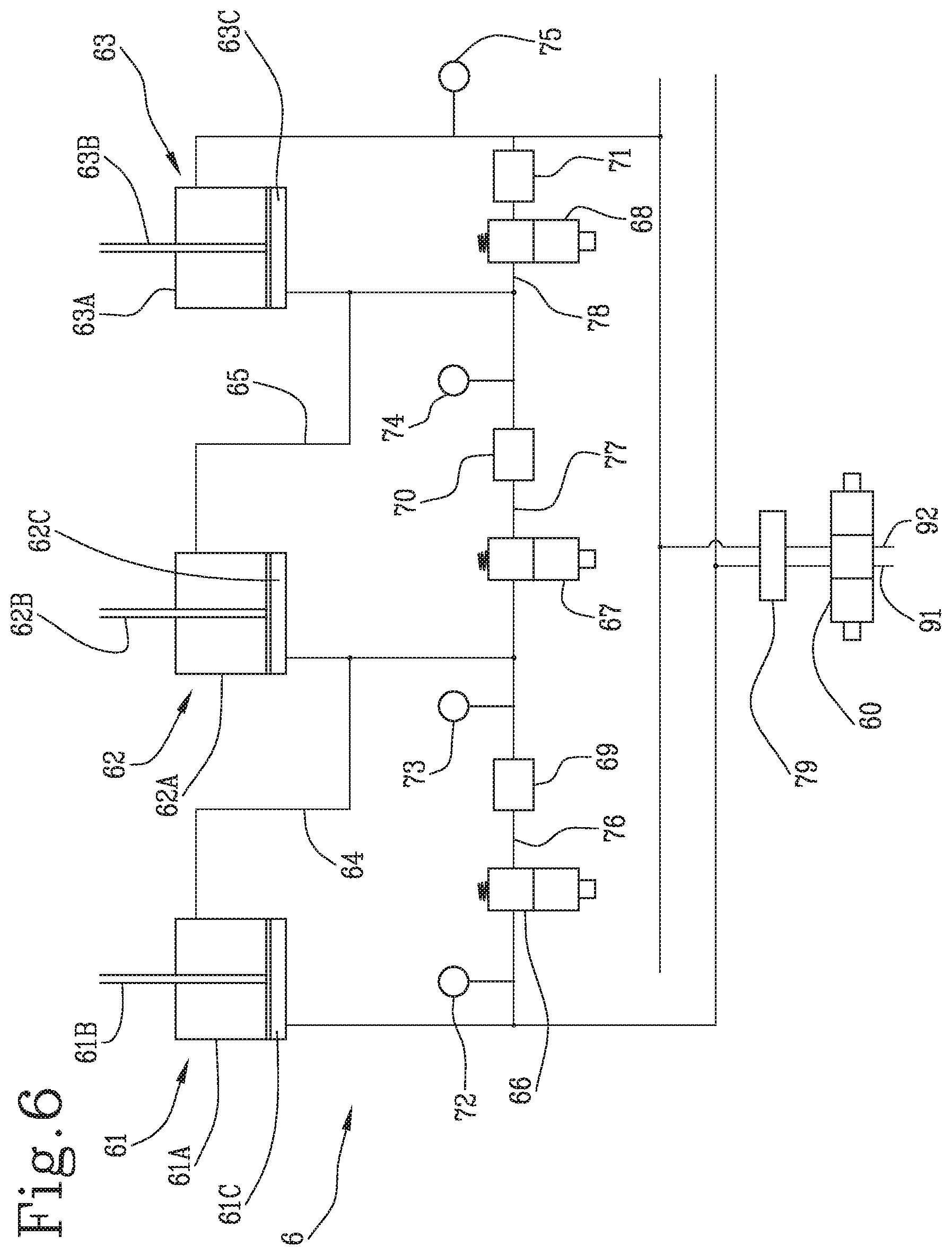 Patent US12611897 Figure 6 – Tire changing apparatus