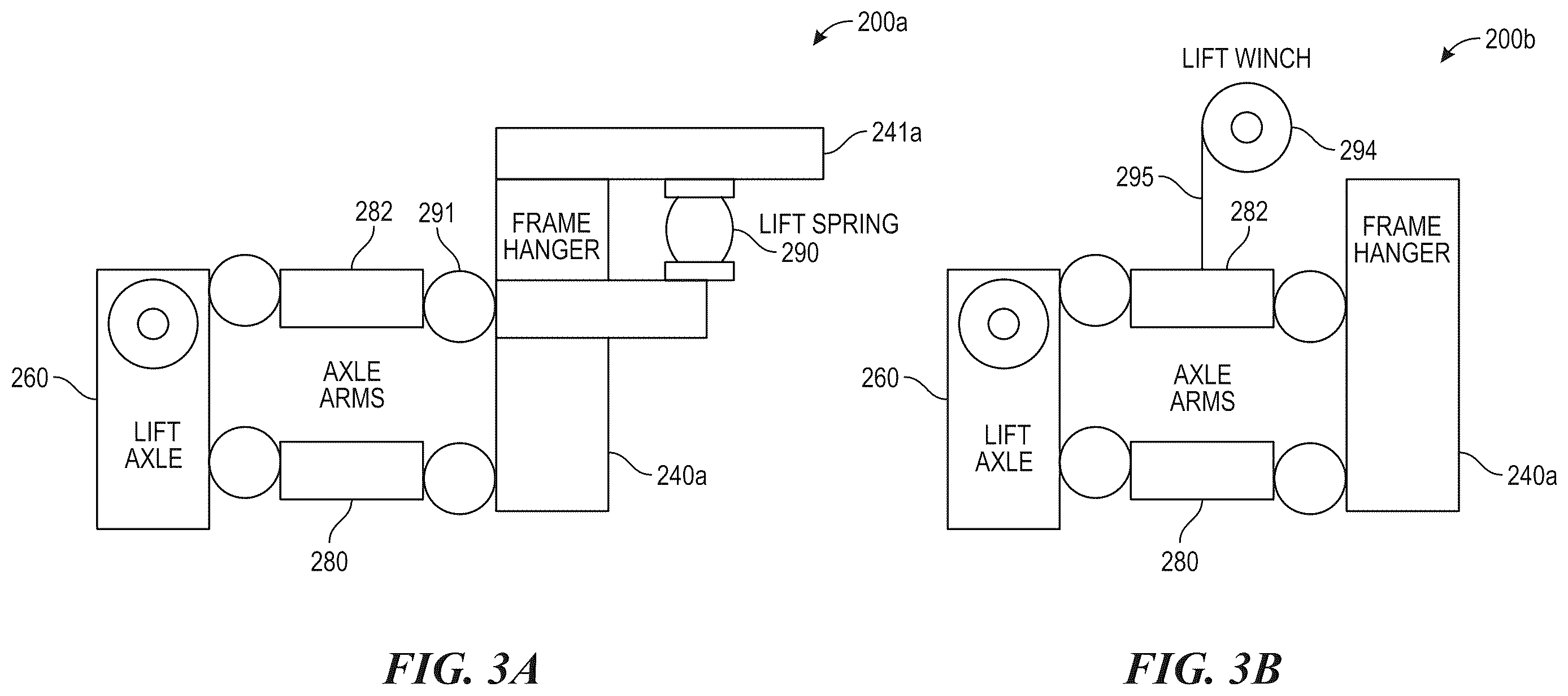 Patent US12611905 Figure 3 – Tandem axle assembly and associated systems and methods