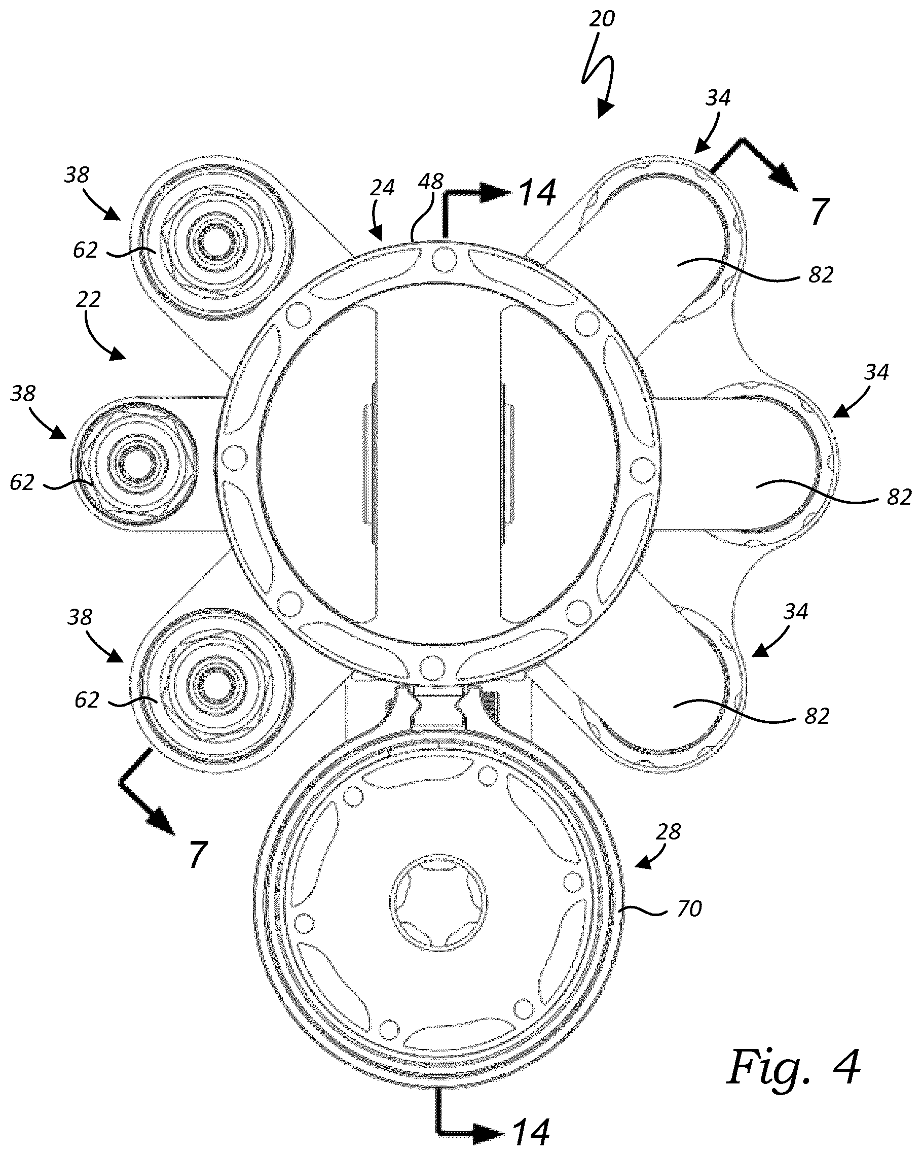 Patent US12611906 Figure 4 – External bypass apparatus for vehicle shock absorbers