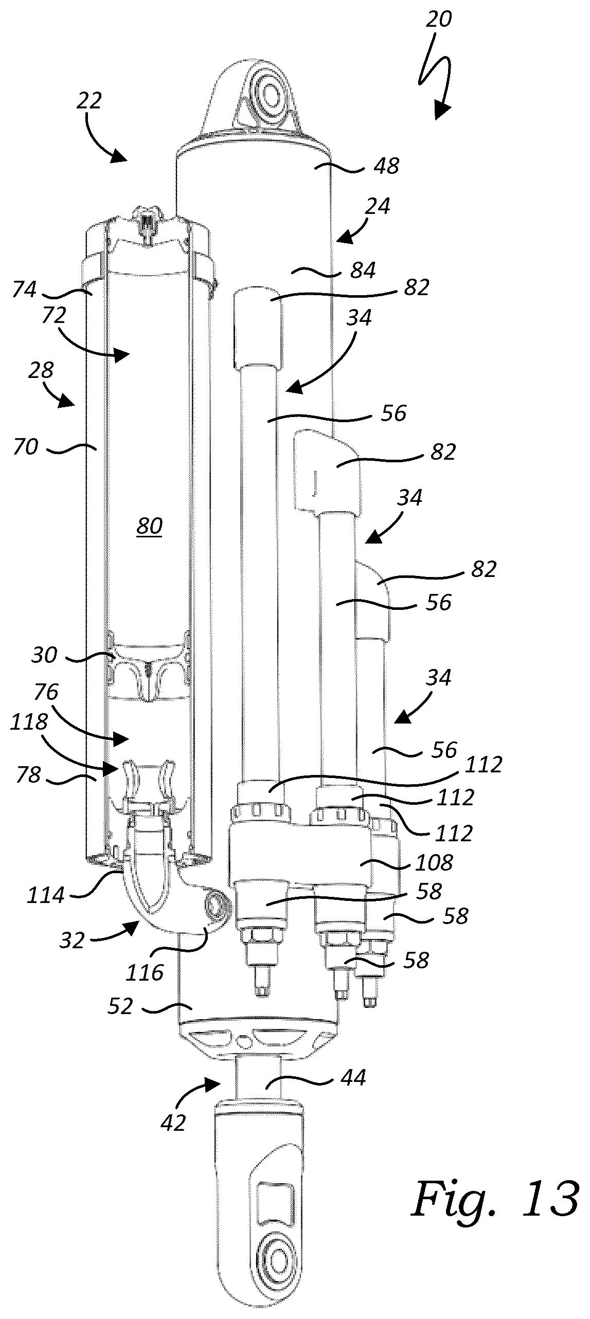 Patent US12611906 Figure 11 – External bypass apparatus for vehicle shock absorbers