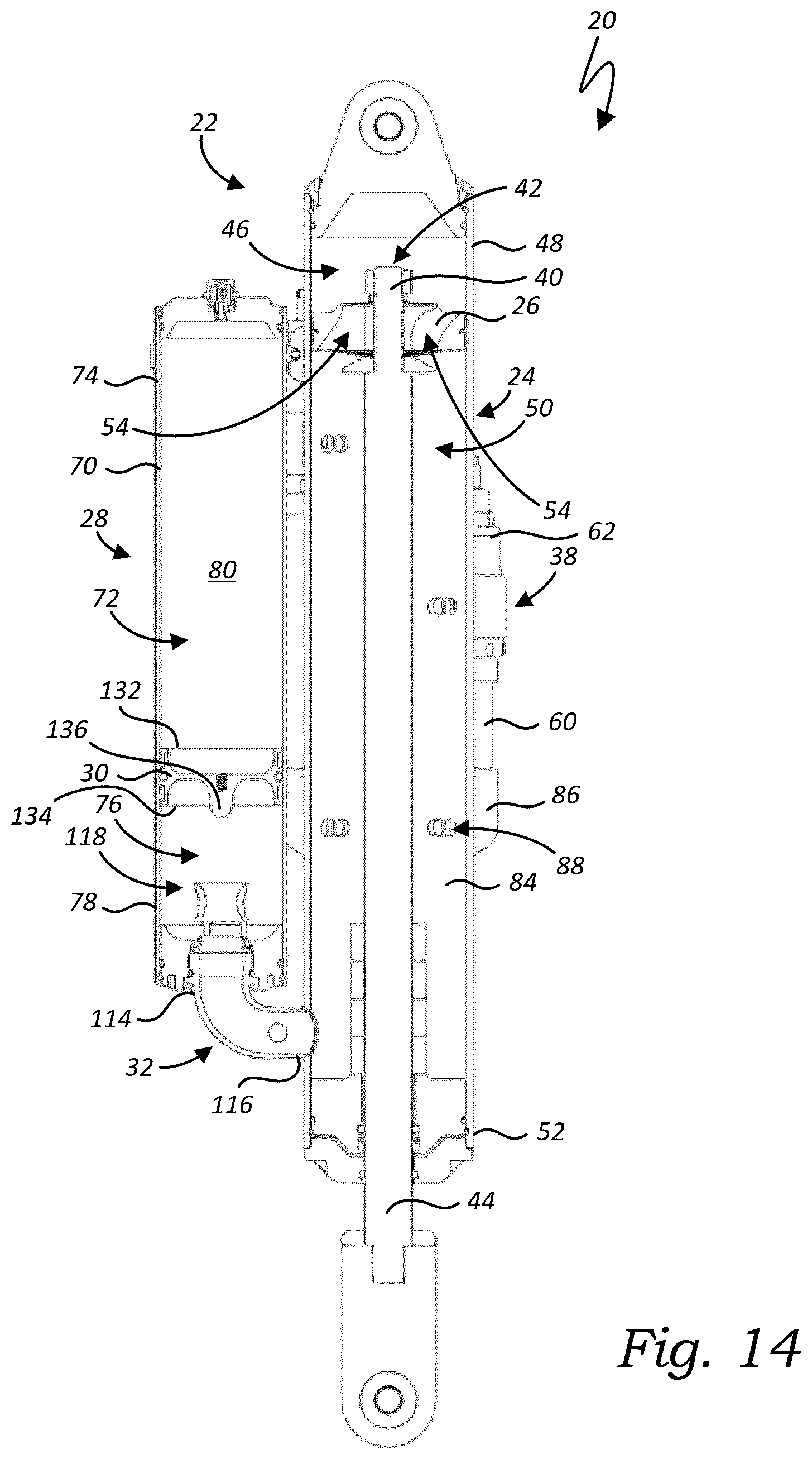 Patent US12611906 Figure 12 – External bypass apparatus for vehicle shock absorbers